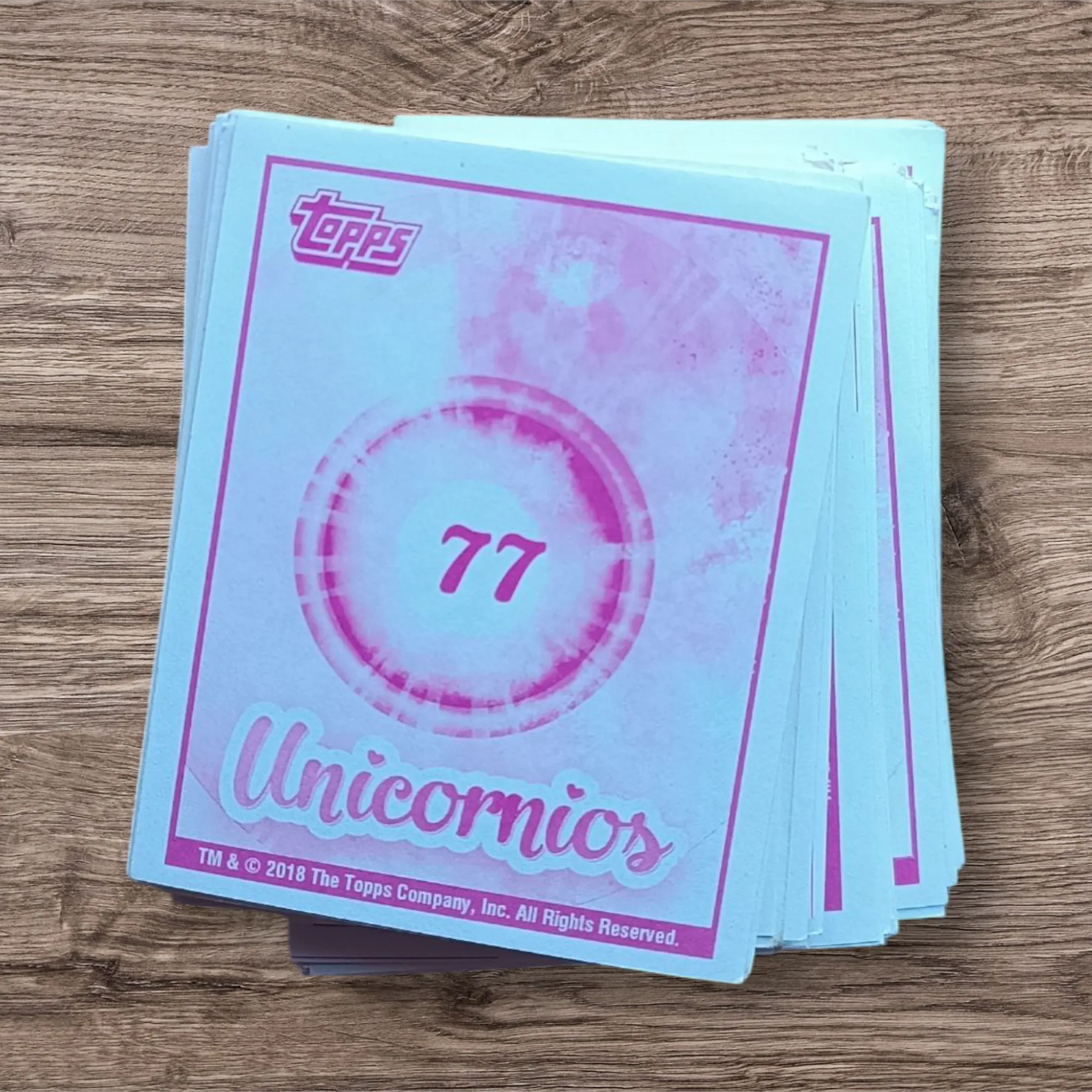 Lote 188 figuritas Unicornios