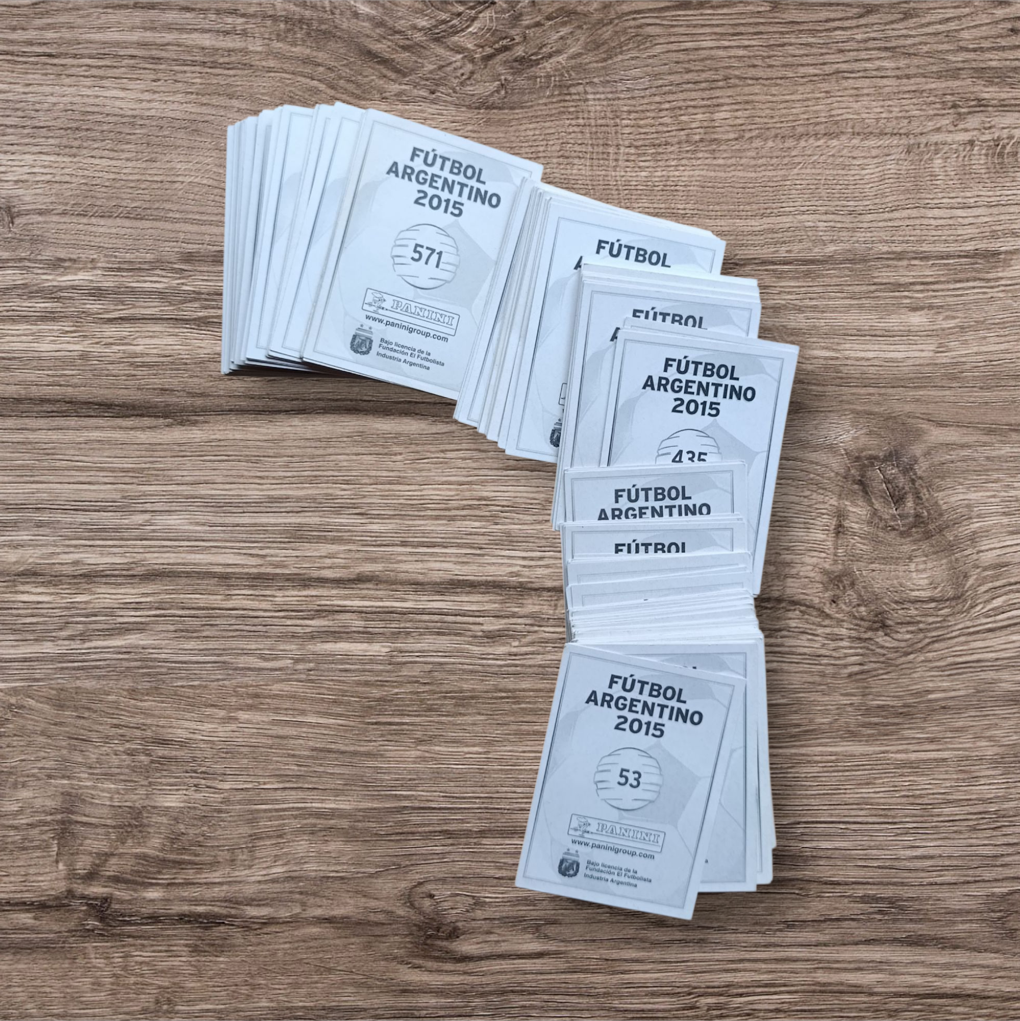 Lote 153 figuritas sin repetir Fútbol Argentino 2015