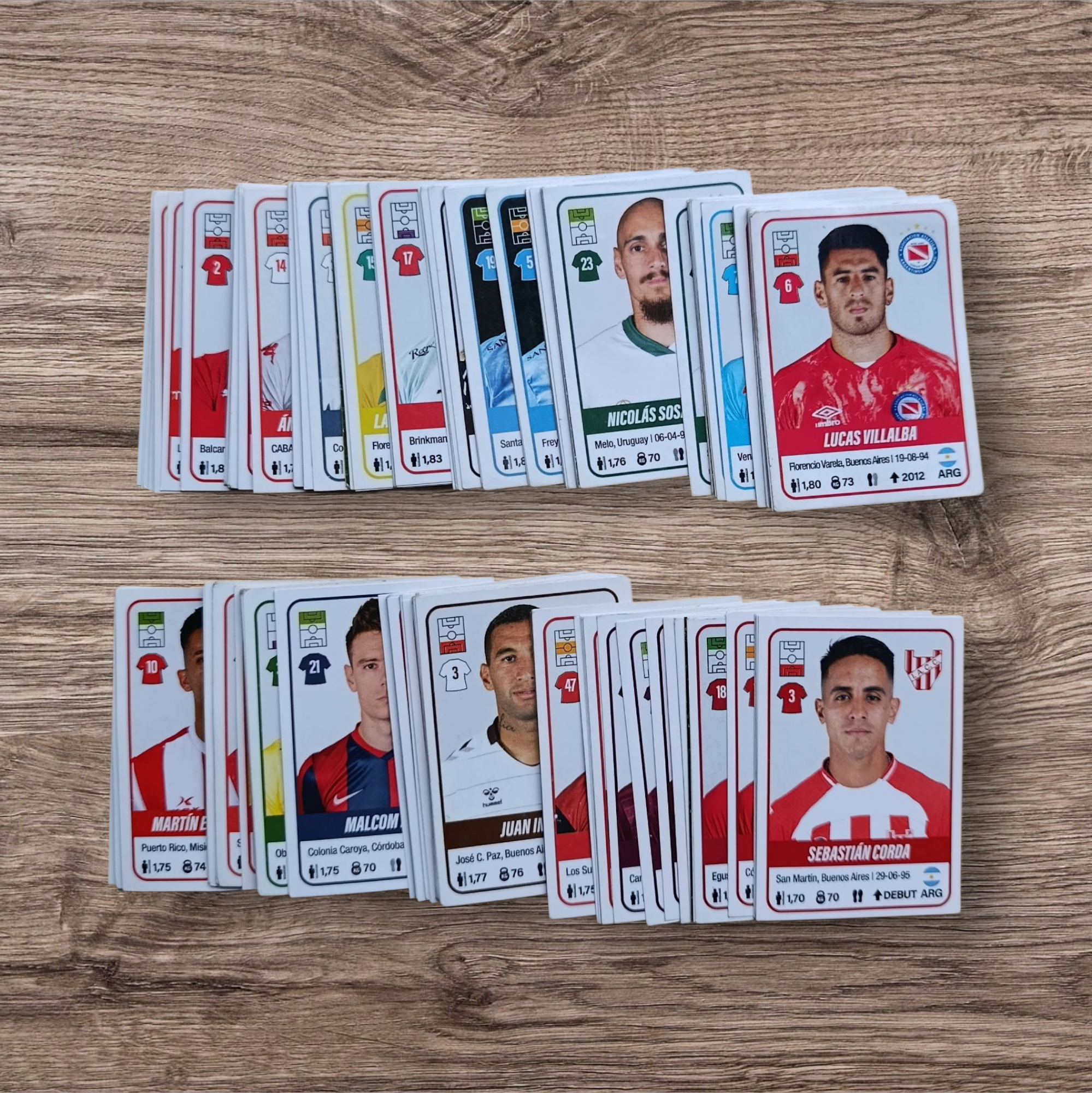 Lote 161 figuritas sin repetir Fútbol Argentino 2023