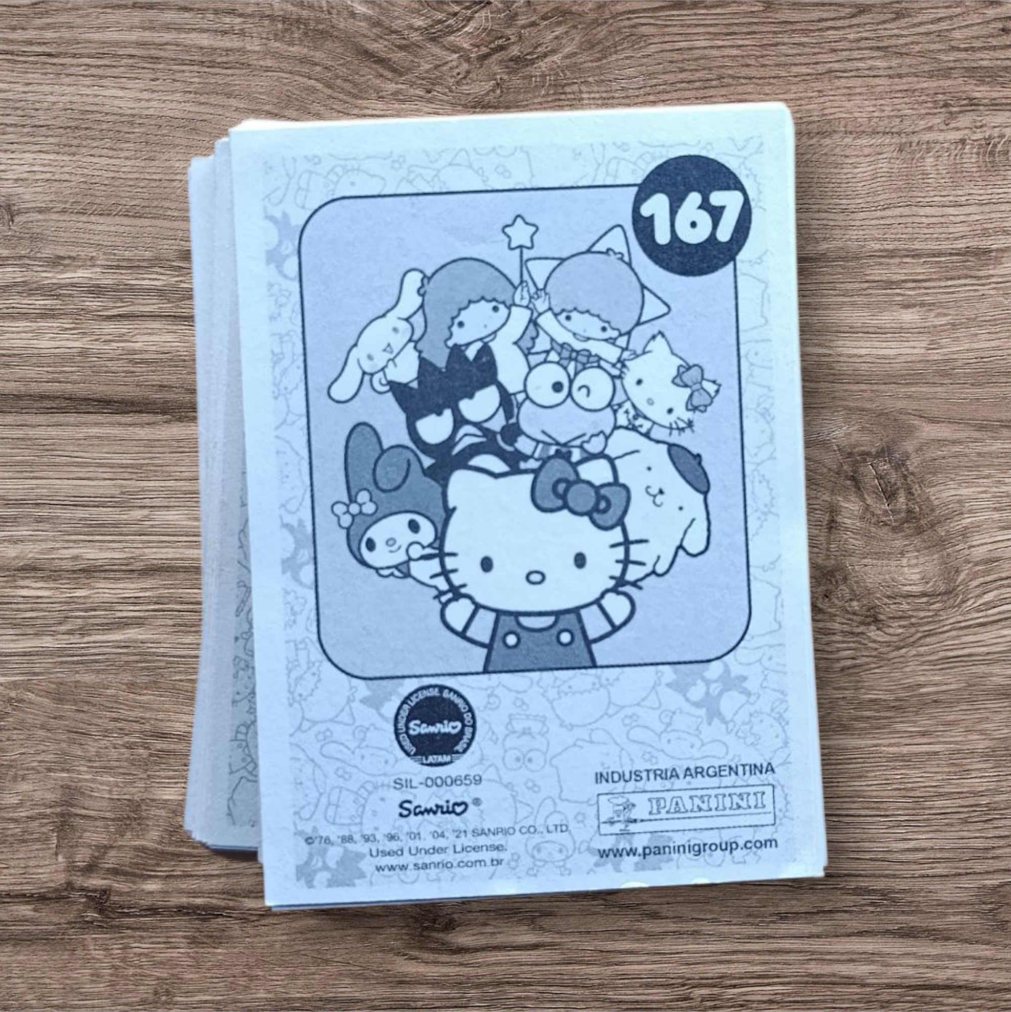 Lote 126 figuritas sin repetir Hello Kitty