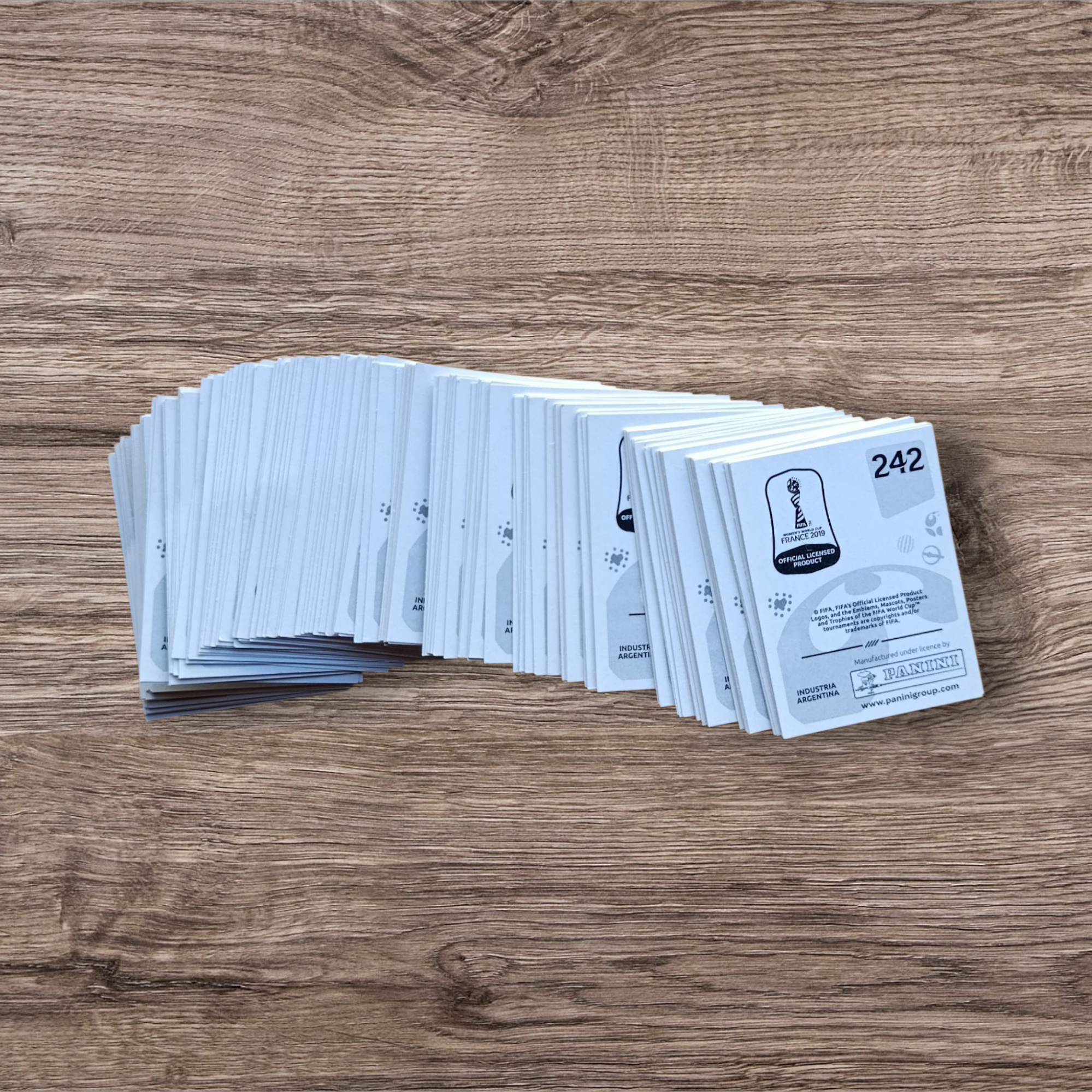 Lote 145 figuritas sin repetir Mundial Femenino Francia 2019