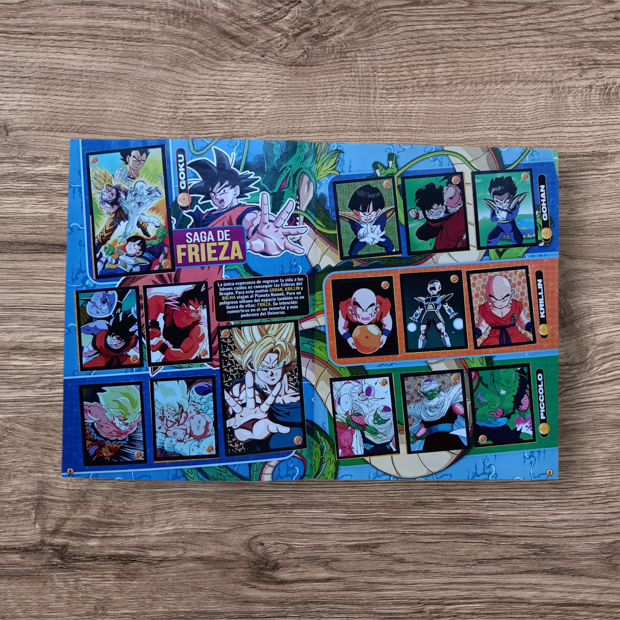 Álbum completo Dragon Ball de Oro