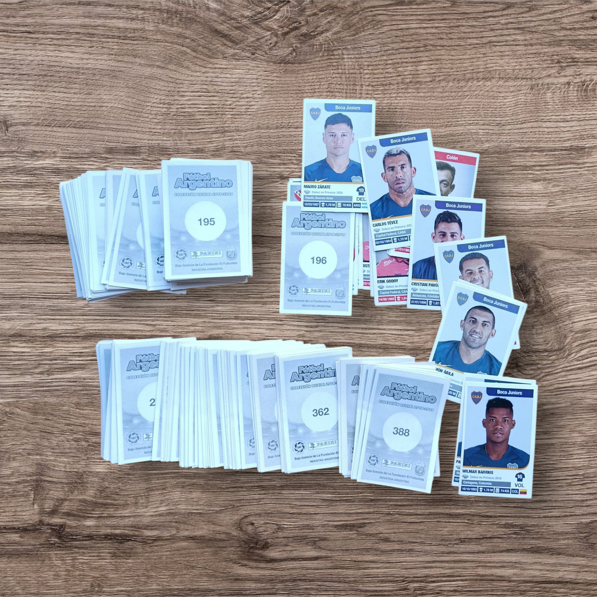 Lote 333 figuritas sin repetir Fútbol Argentino 2018-2019