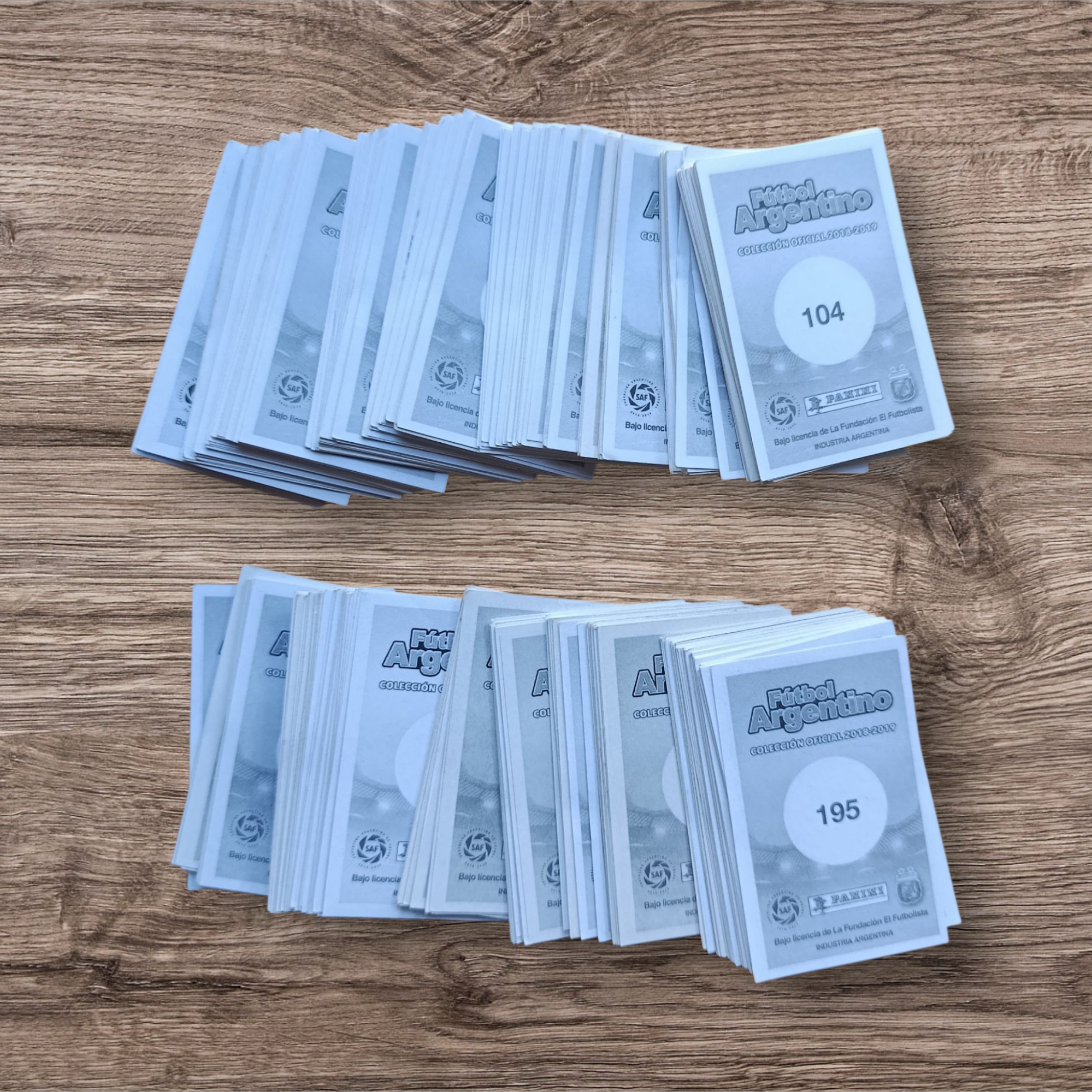 Lote 333 figuritas sin repetir Fútbol Argentino 2018-2019