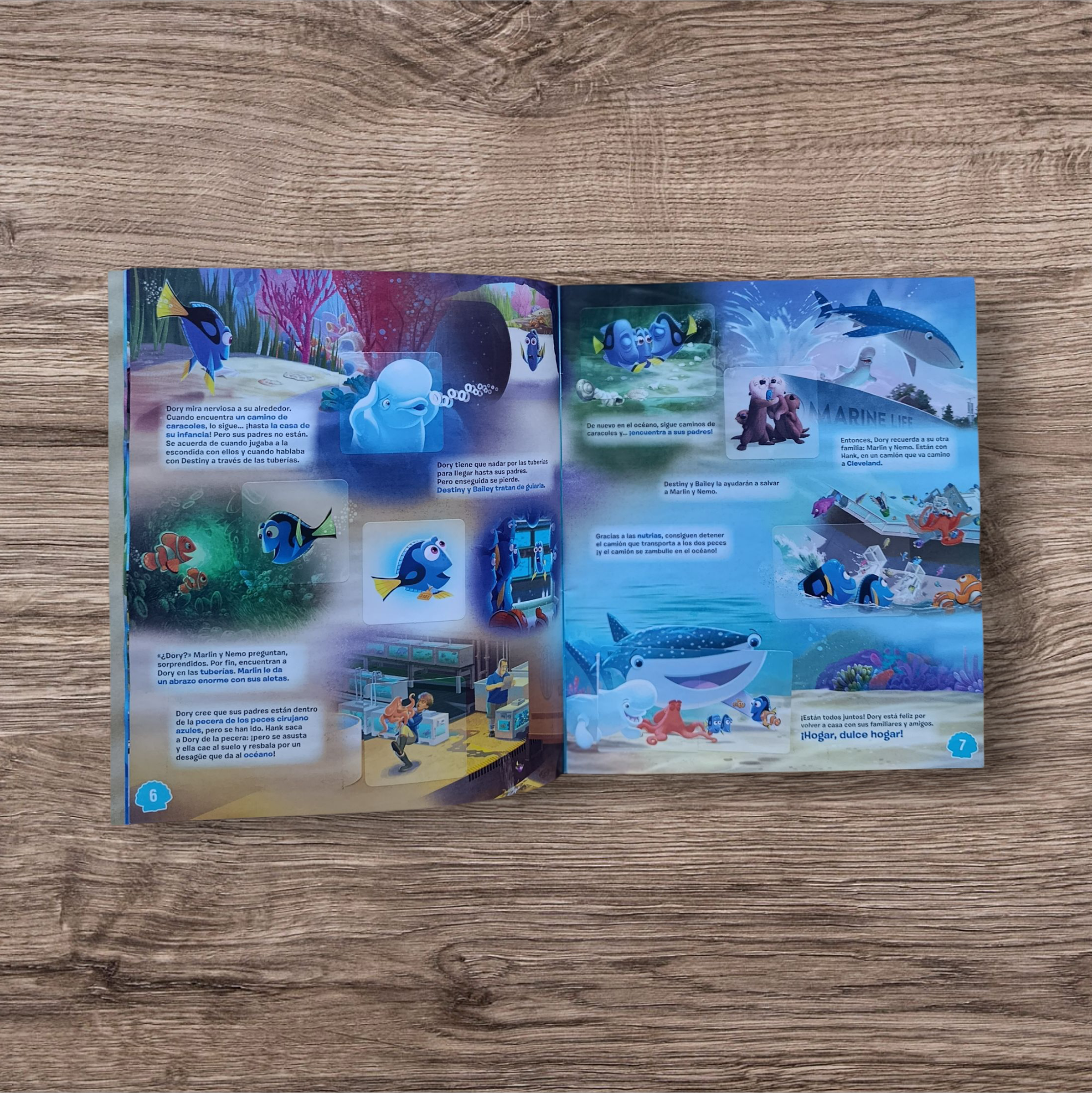 Álbum completo Buscando a Dory