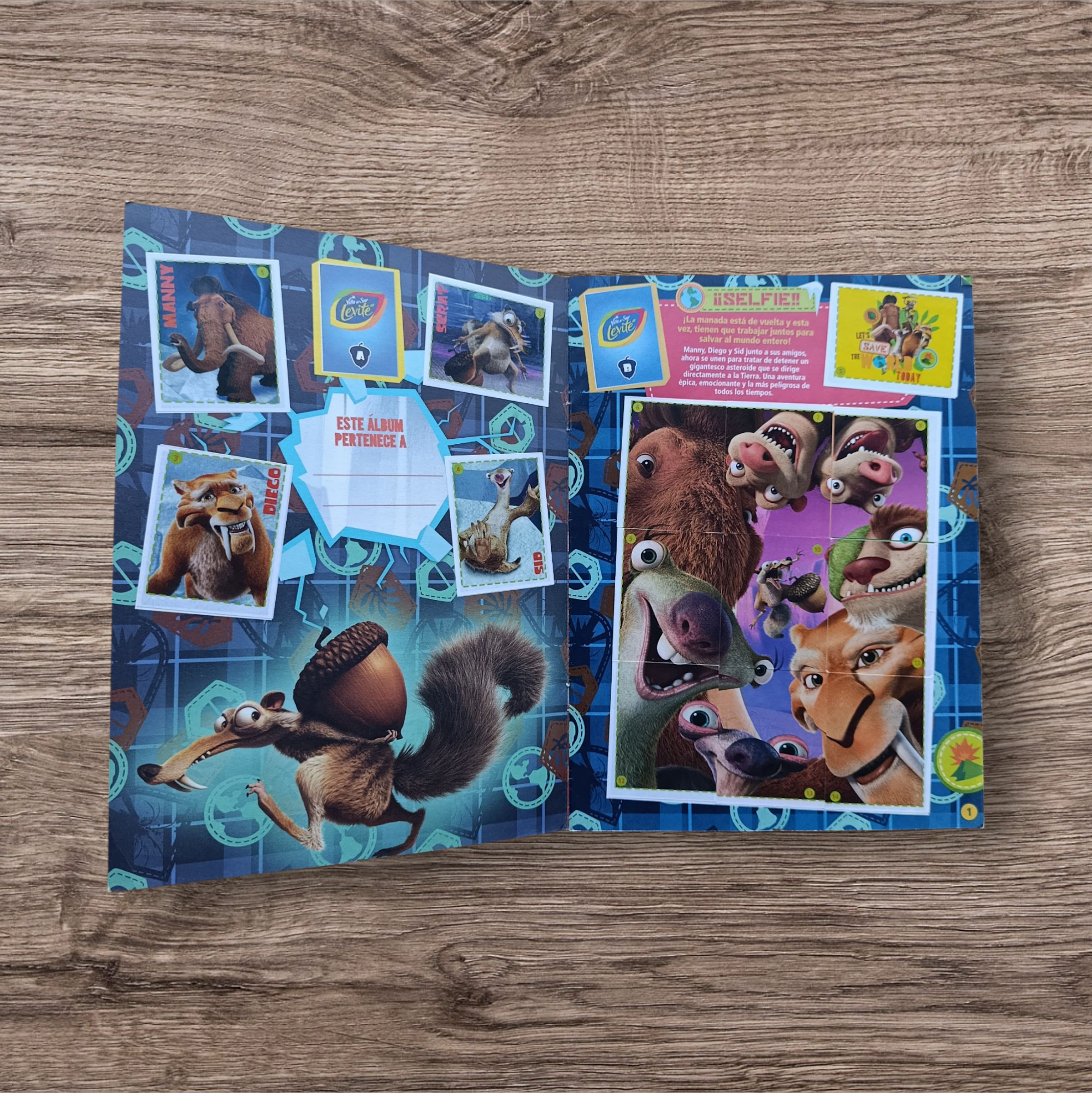 Álbum completo La Era del Hielo Choque de Mundos