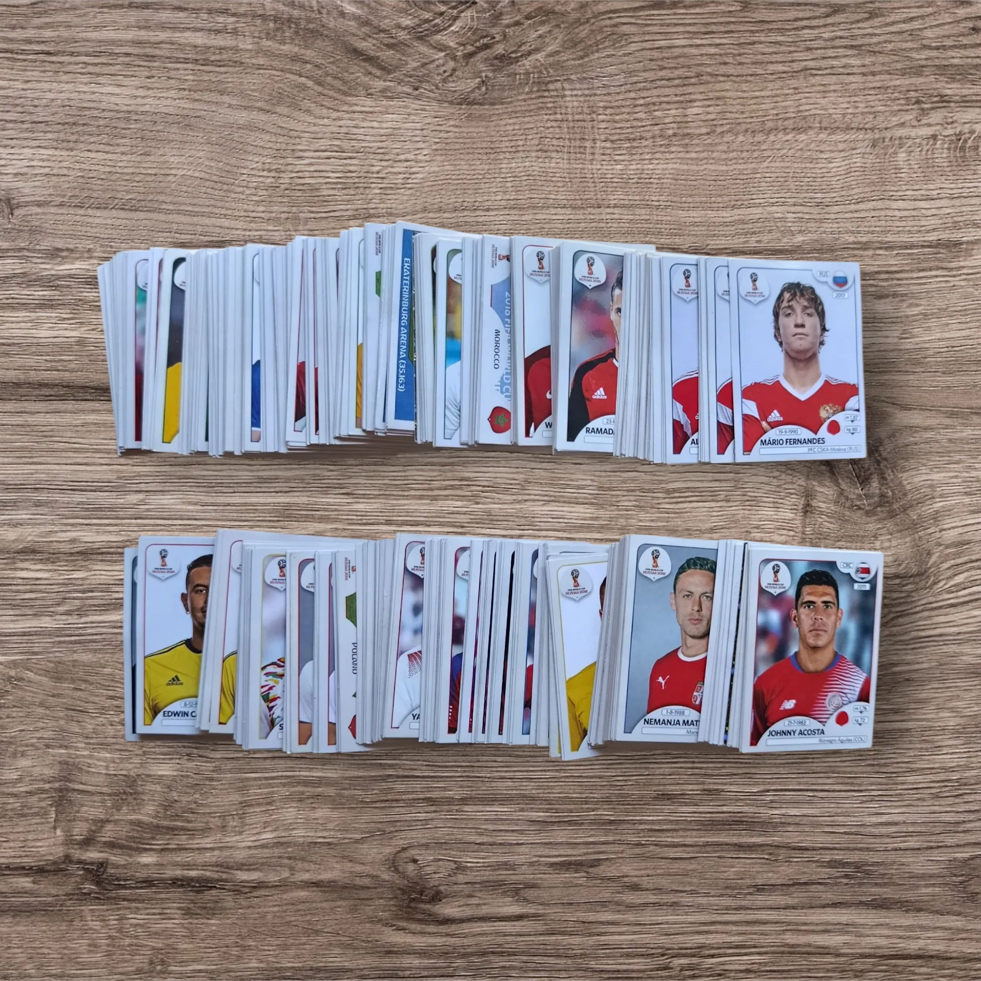 Lote 504 figuritas sin repetir Mundial Rusia 2018