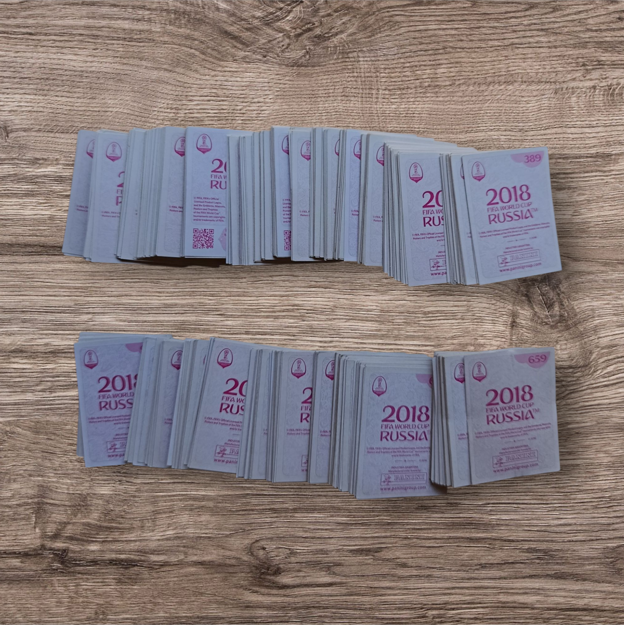 Lote 504 figuritas sin repetir Mundial Rusia 2018