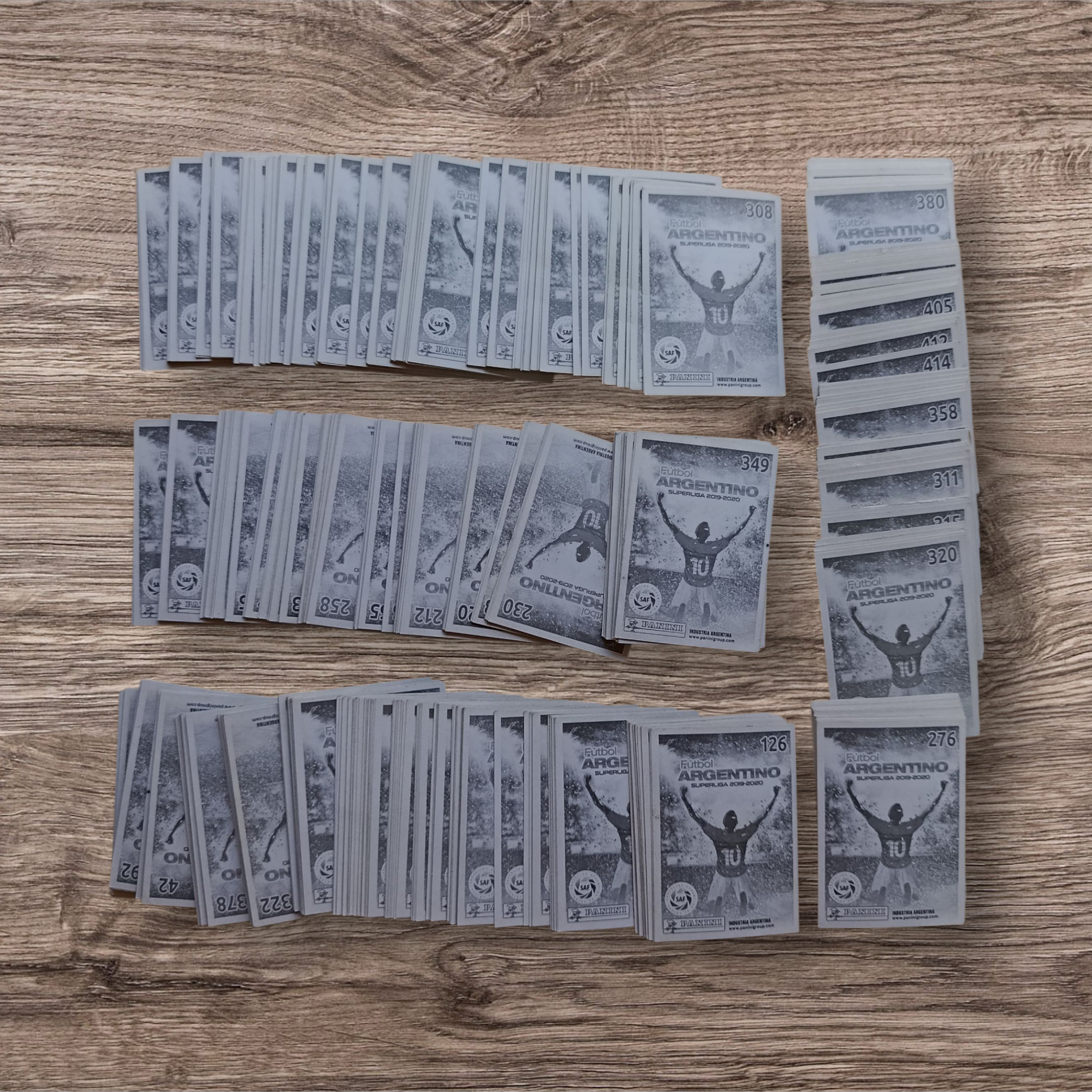 Lote 607 figuritas Fútbol Argentino 2019-2020