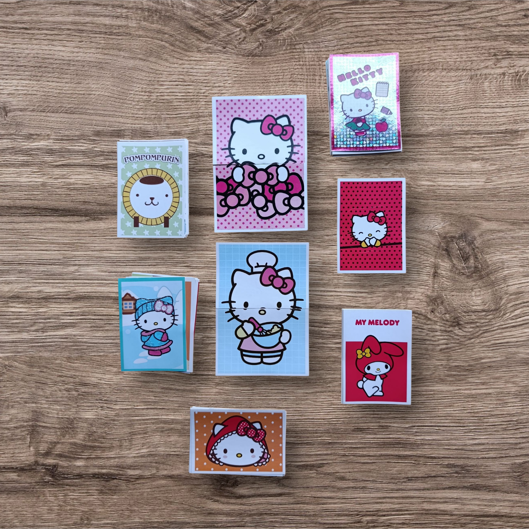 Lote 89 figuritas sin repetir Hello Kitty