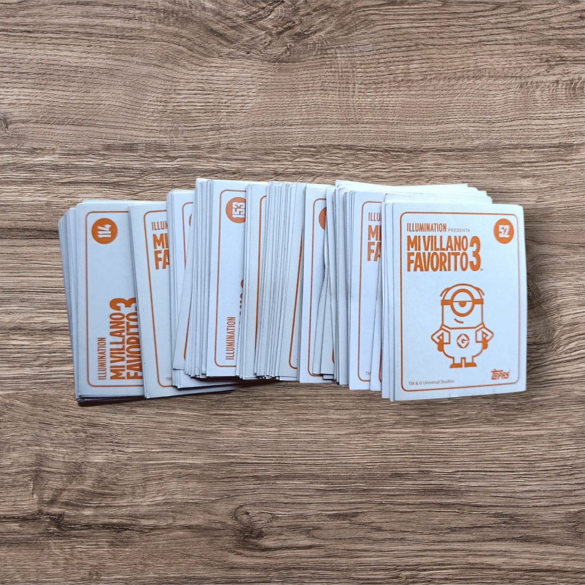 Lote 161 figuritas sin repetir Mi Villano Favorito 3