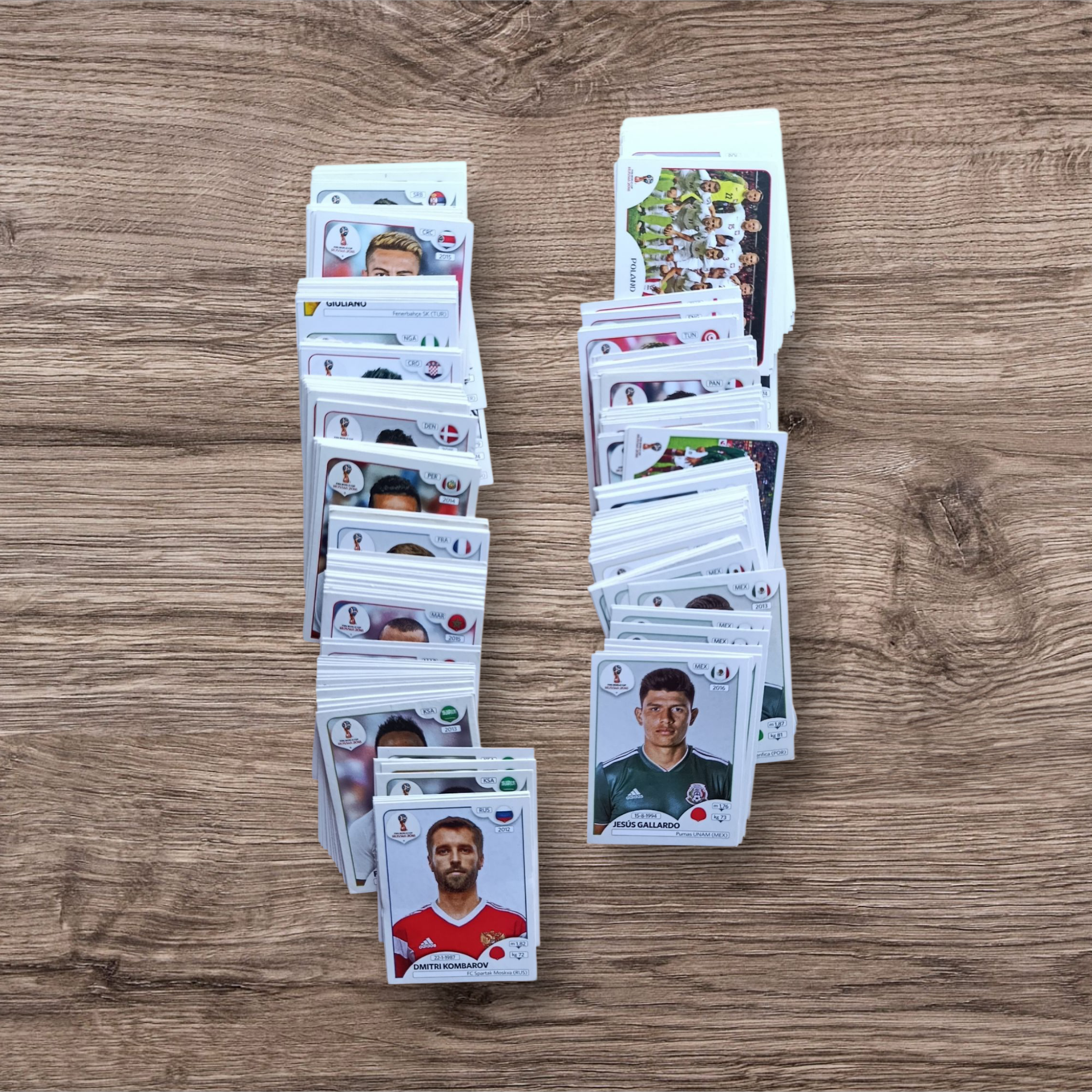 Lote 344 figuritas sin repetir Mundial Rusia 2018