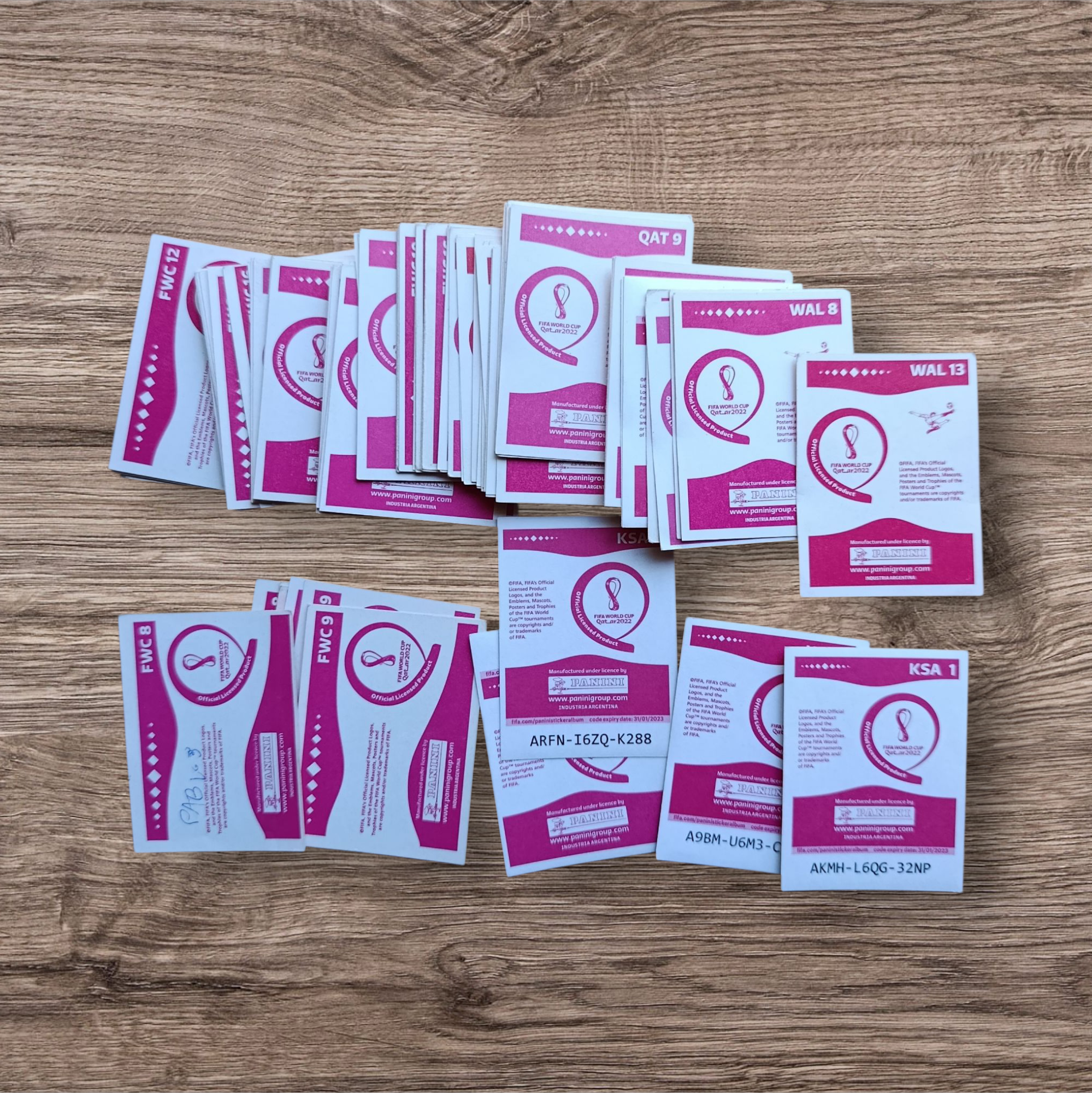 Lote 89 figuritas Mundial Qatar 2022