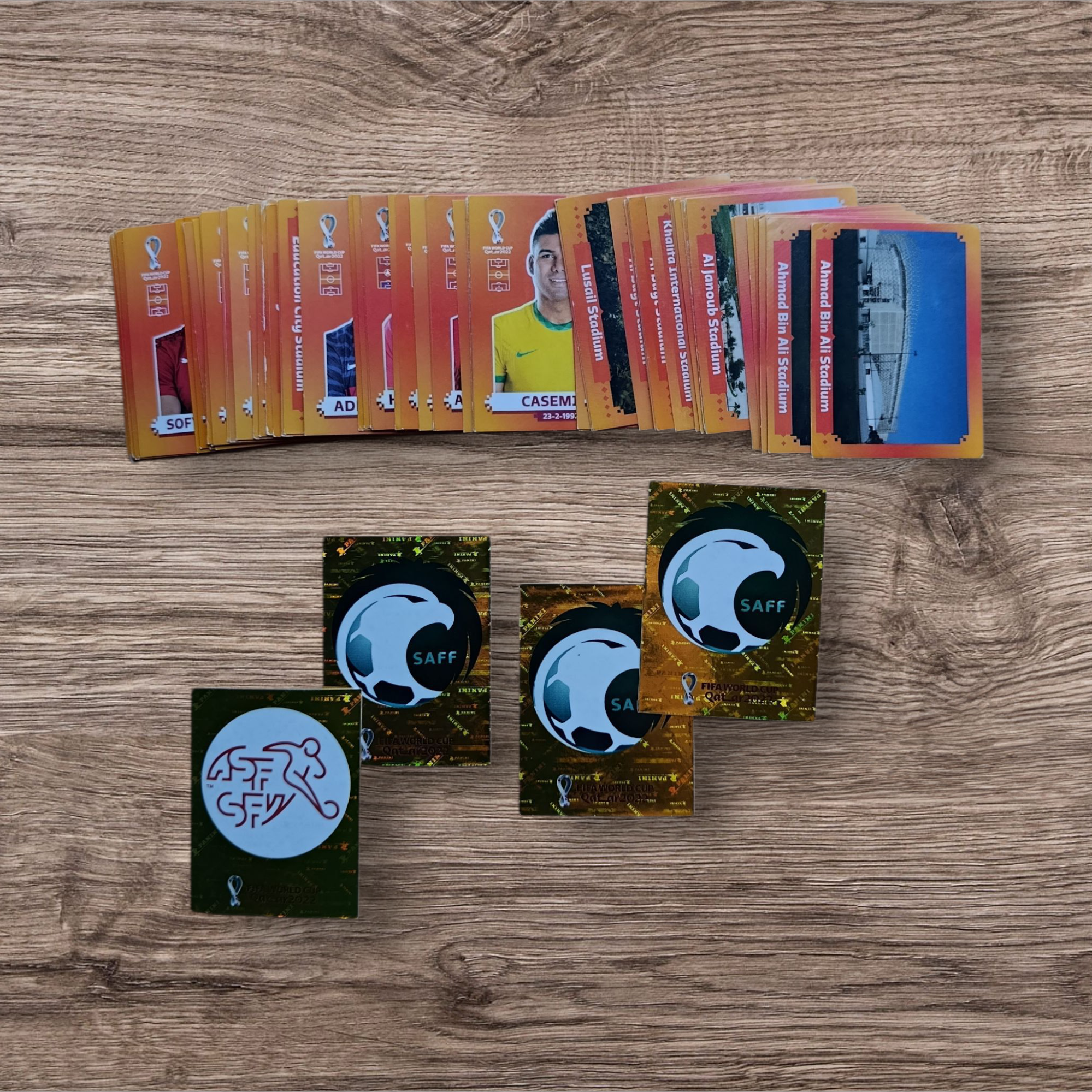 Lote 89 figuritas Mundial Qatar 2022