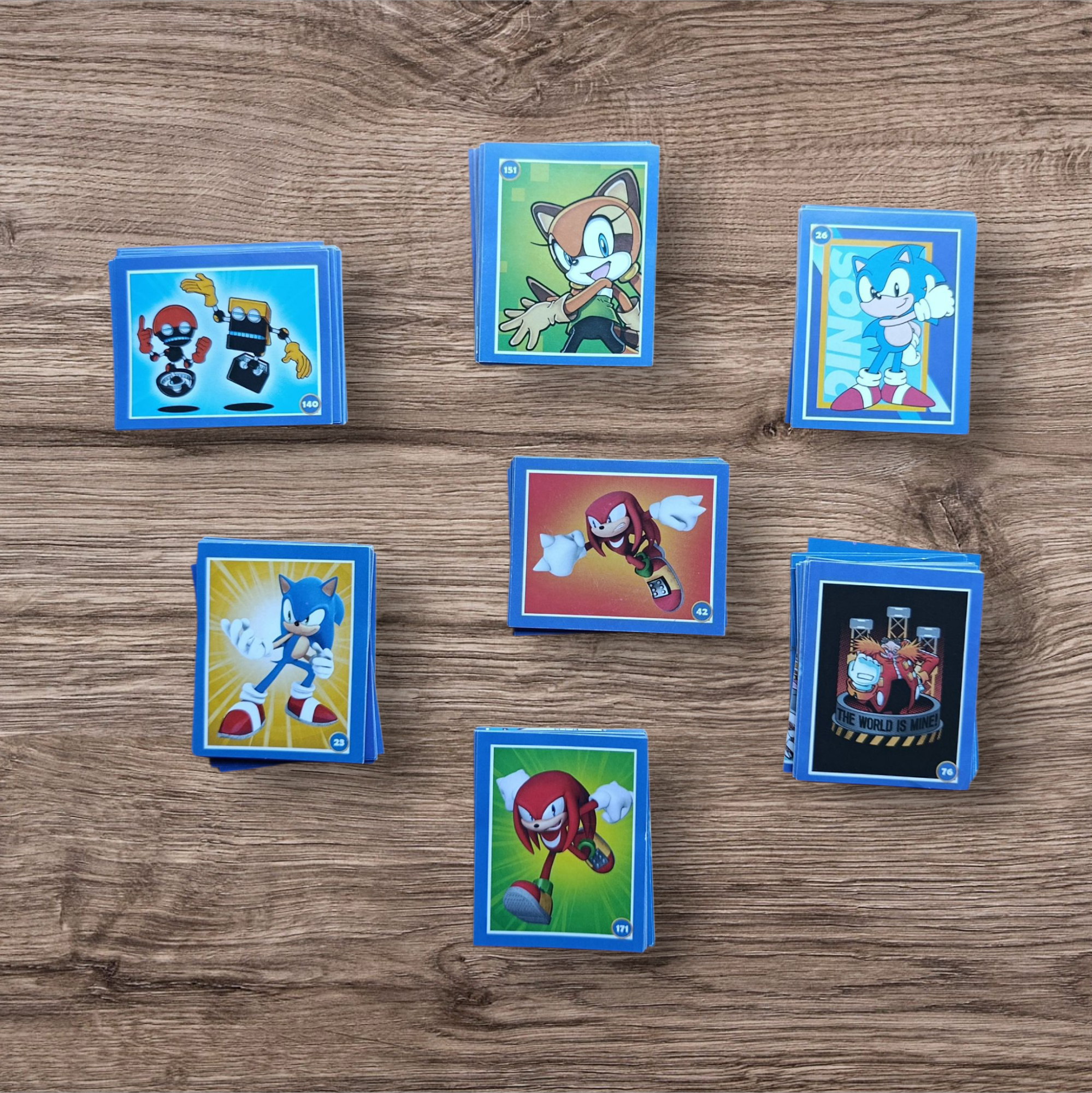 Lote 174 figuritas sin repetir Sonic