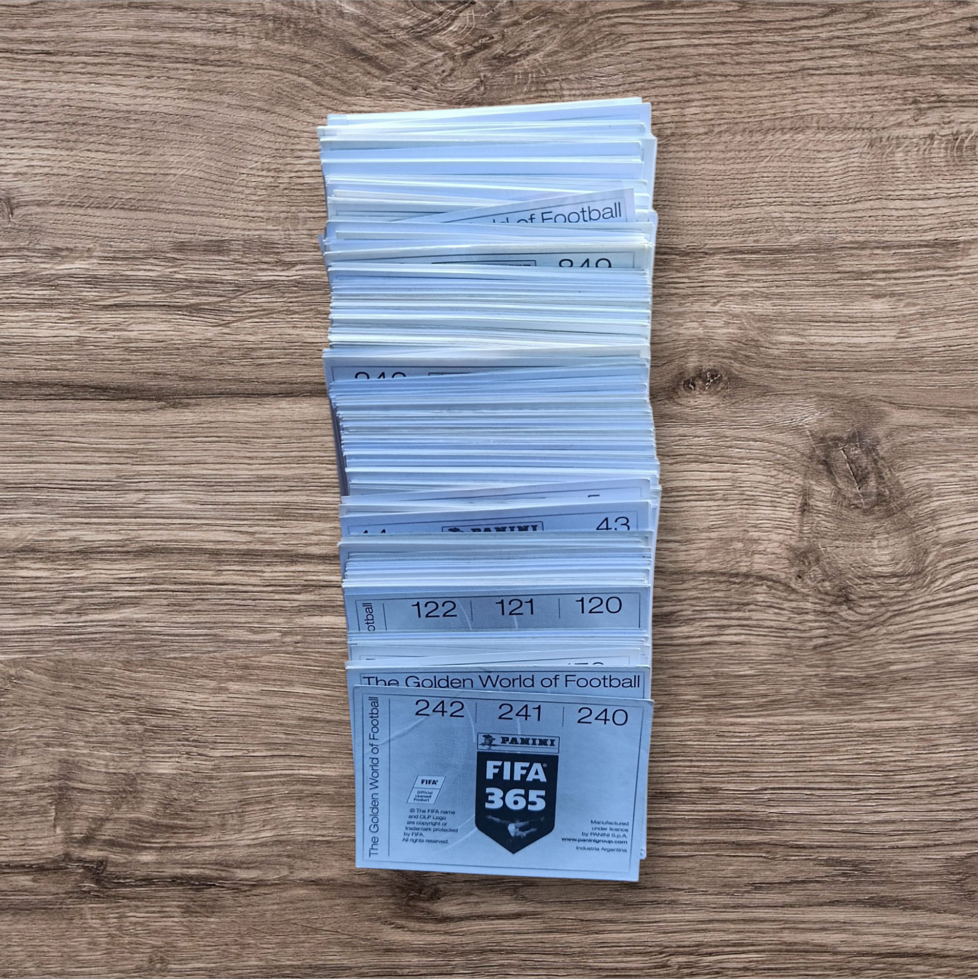 Lote 368 figuritas sin repetir FIFA 365 2016