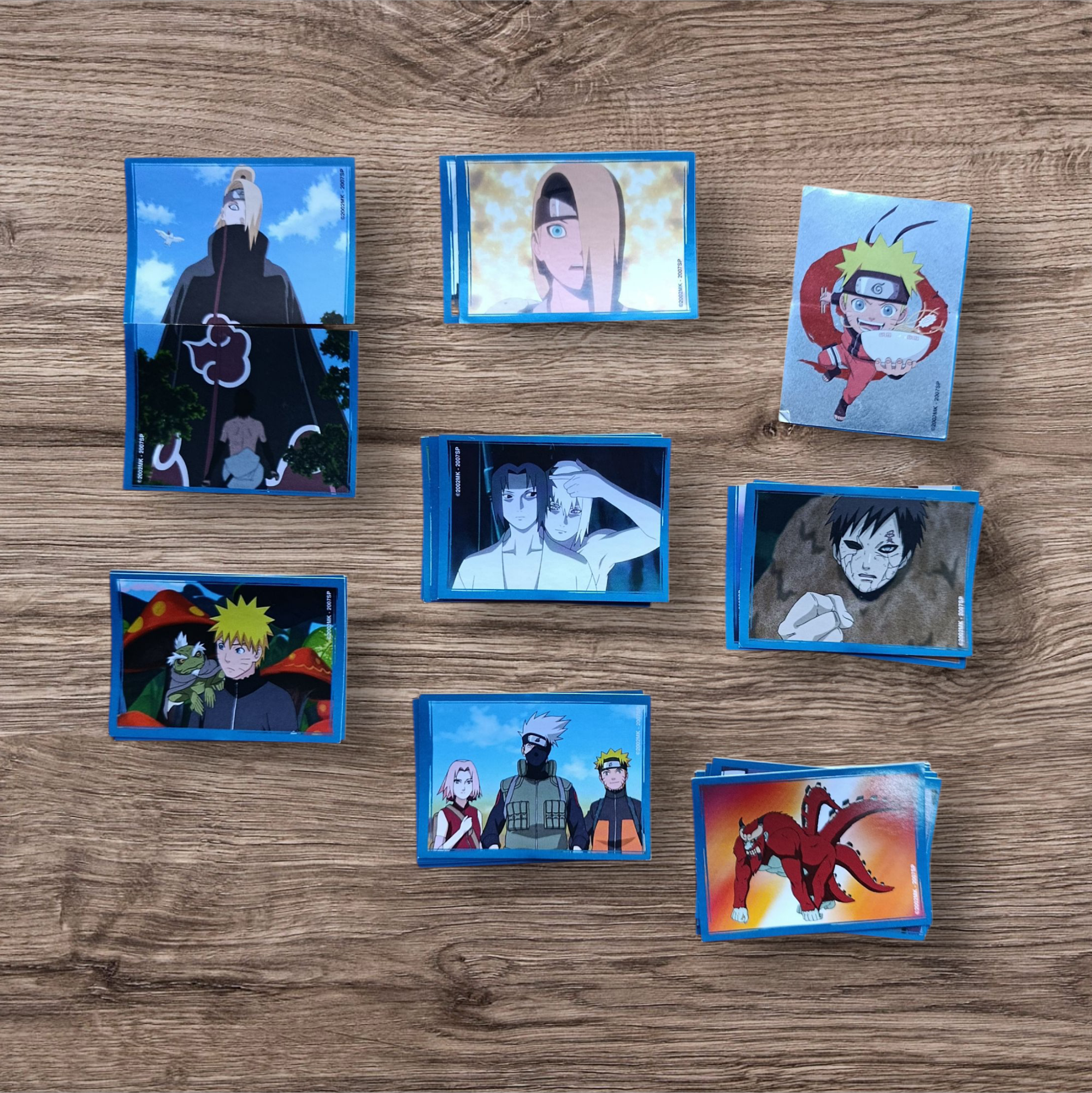 Lote 37 figuritas sin repetir Naruto Shippuden