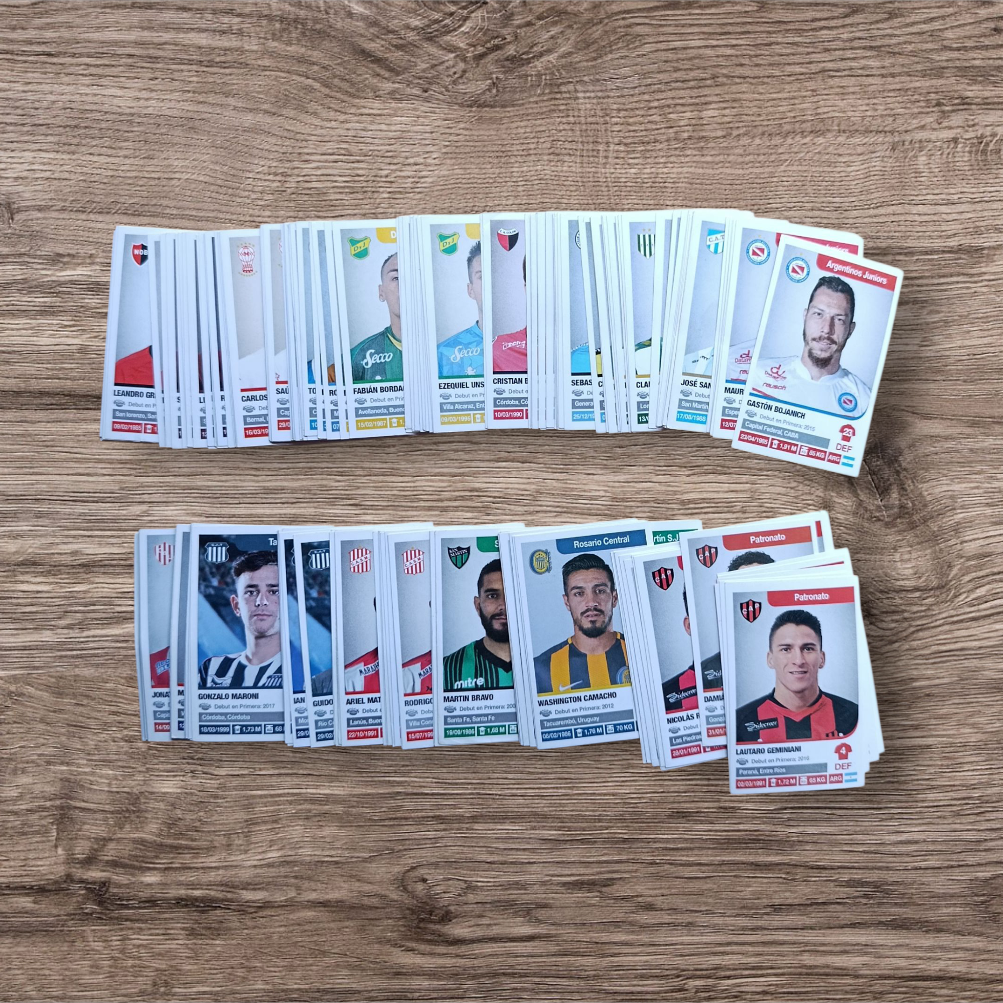 Lote 194 figuritas sin repetir Fútbol Argentino 2018-2019