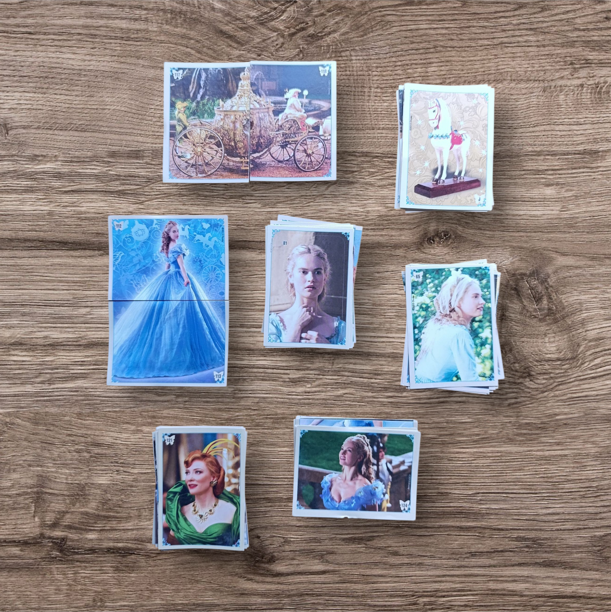 Lote 64 figuritas sin repetir Cenicienta