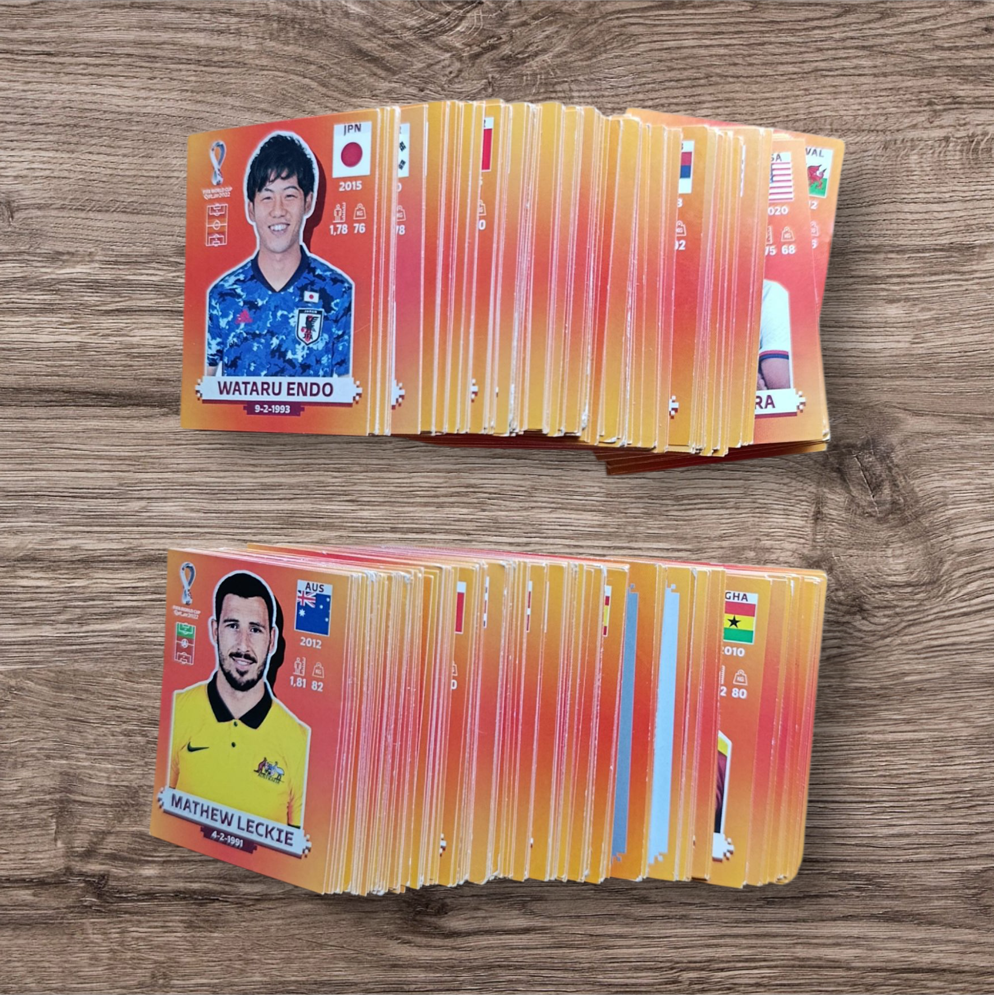 Lote 406 figuritas Mundial Qatar 2022