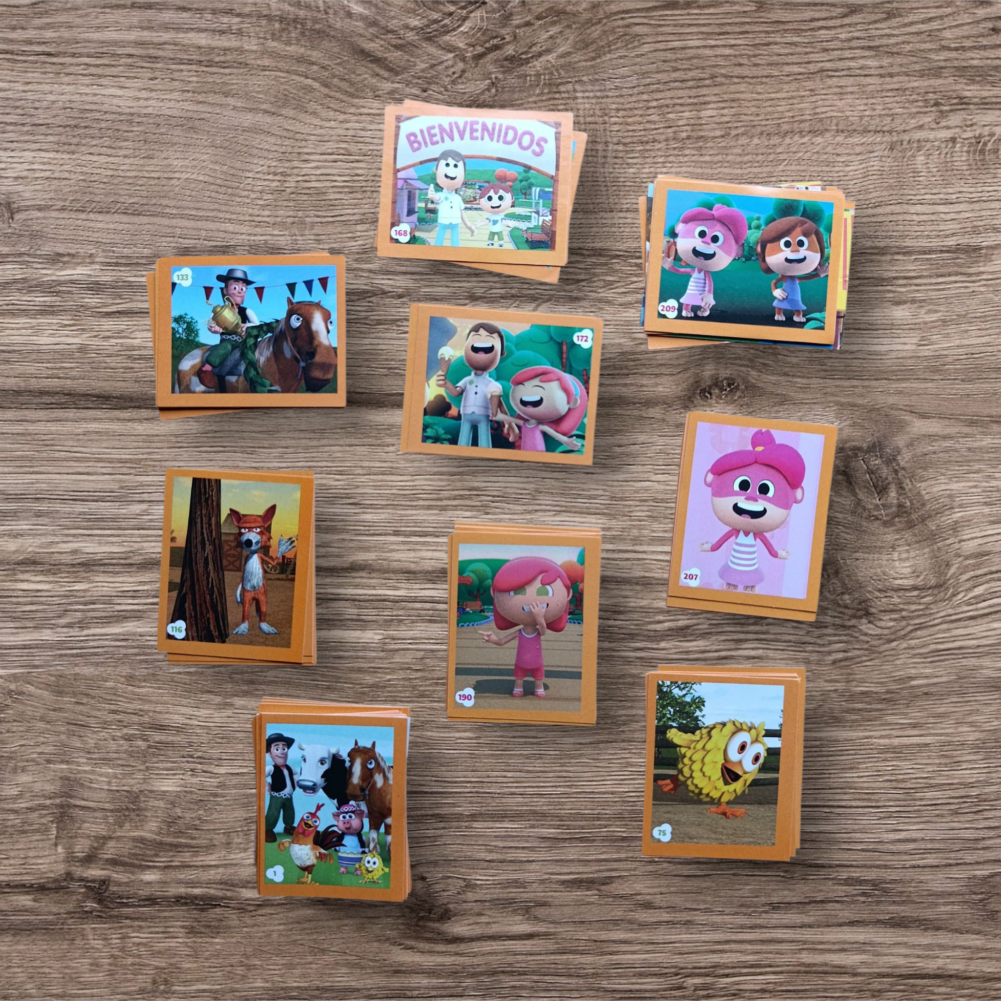 Lote 59 figuritas sin repetir La Granja de Zenón