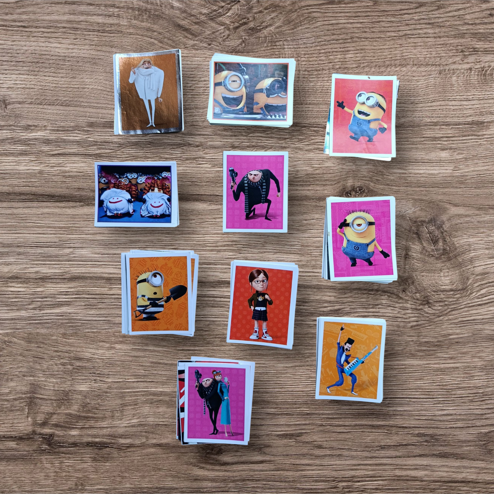 Lote 120 figuritas sin repetir Mi Villano Favorito 3