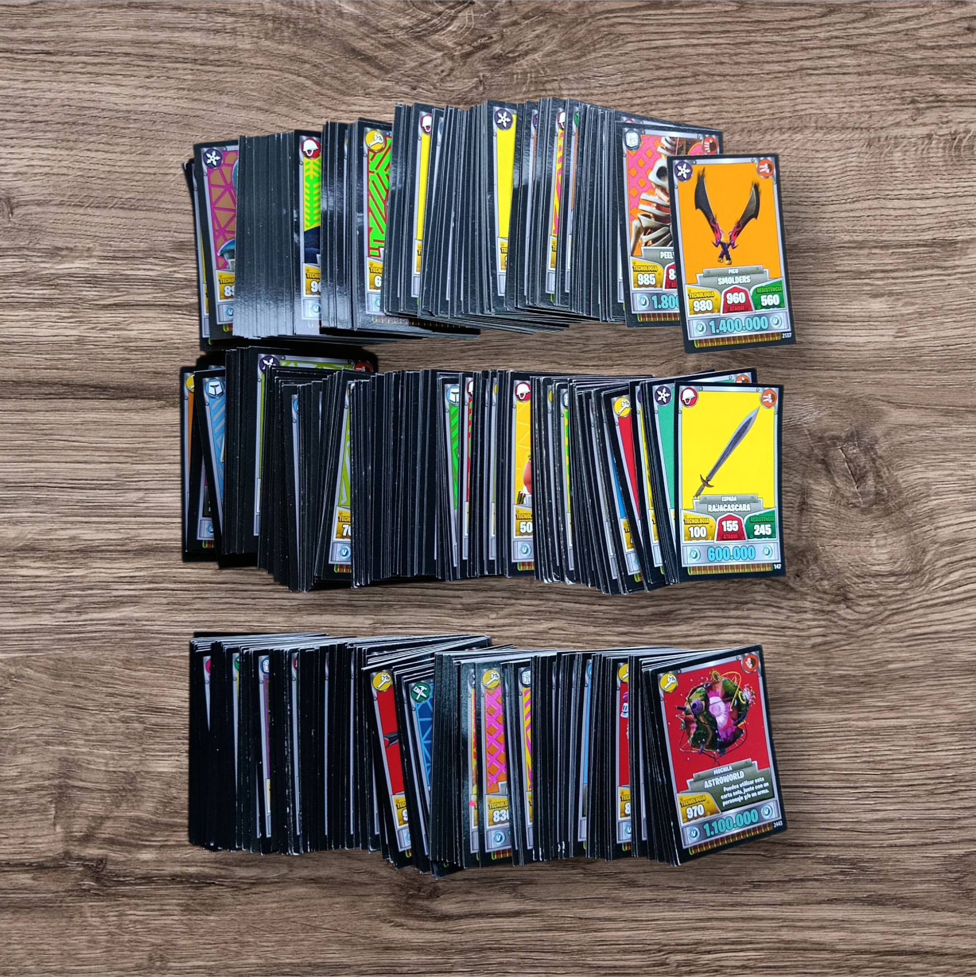 Súper lote 579 cartas Fortnite