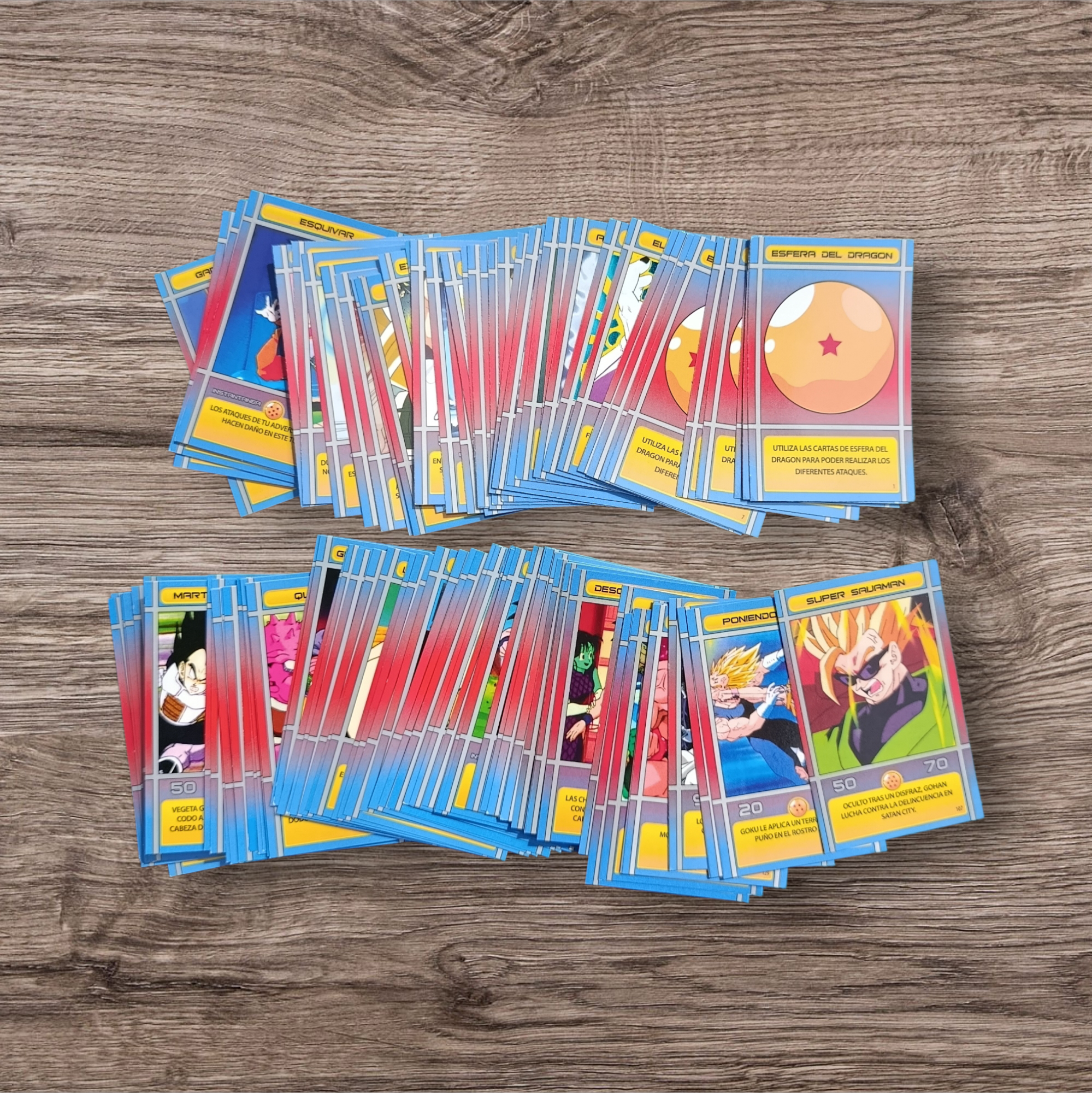 Lote 116 cartas Dragon Ball Leyendas