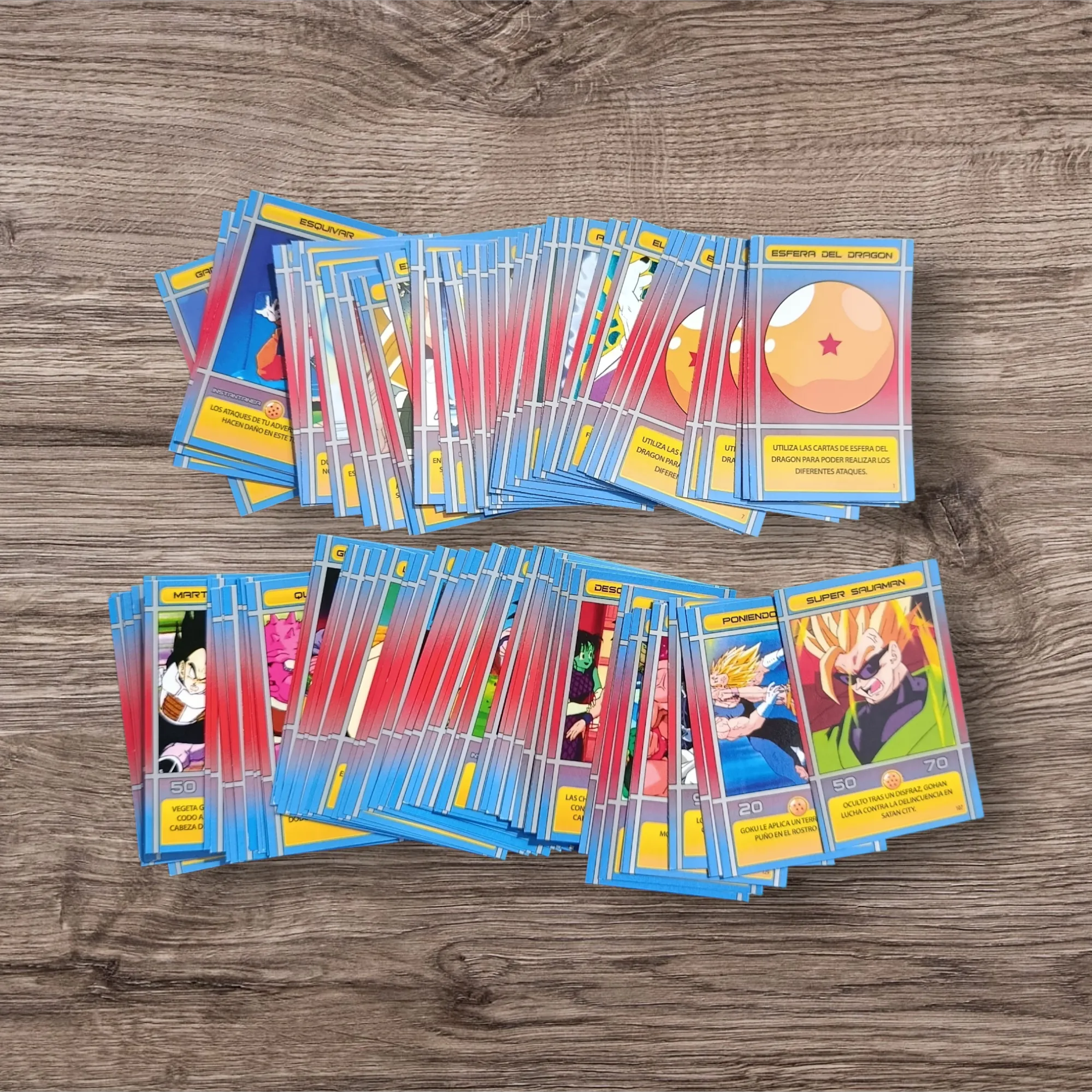 Lote 116 cartas Dragon Ball Leyendas