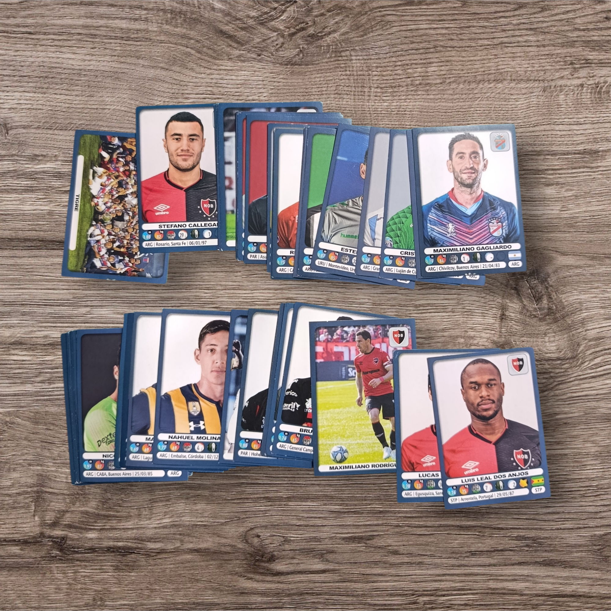 Lote 56 figuritas sin repetir Fútbol Argentino 2019/2020