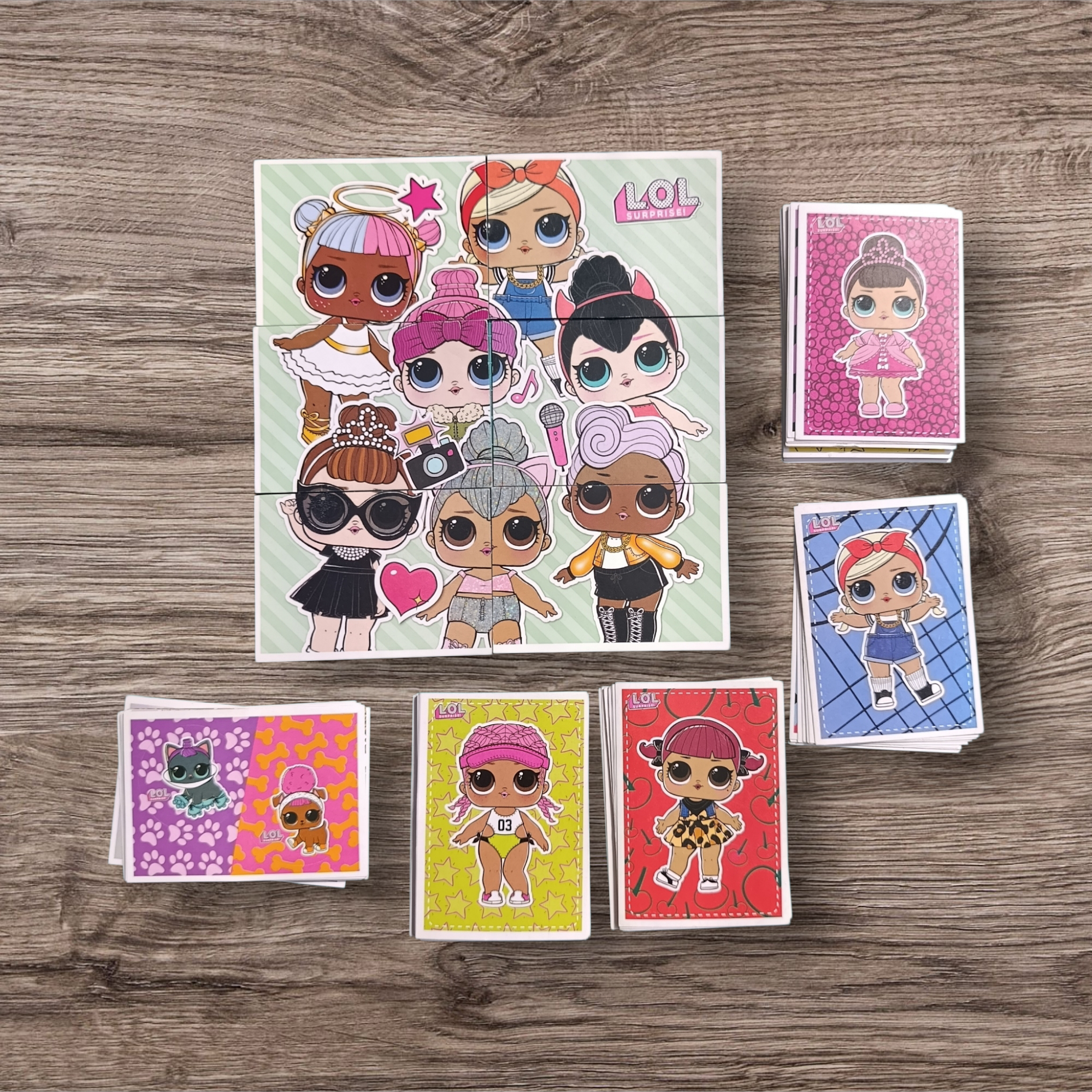 Lote 86 figuritas sin repetir Lol Surprise