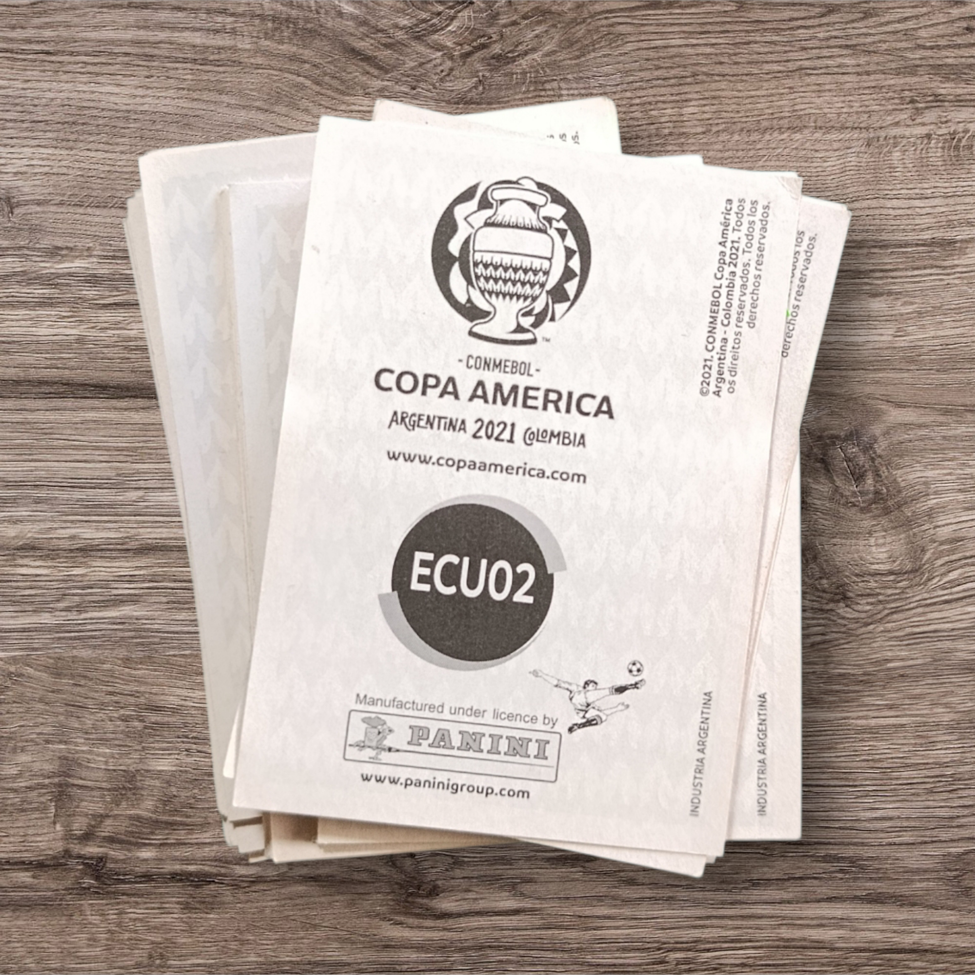 Lote 49 figuritas Copa América 2021