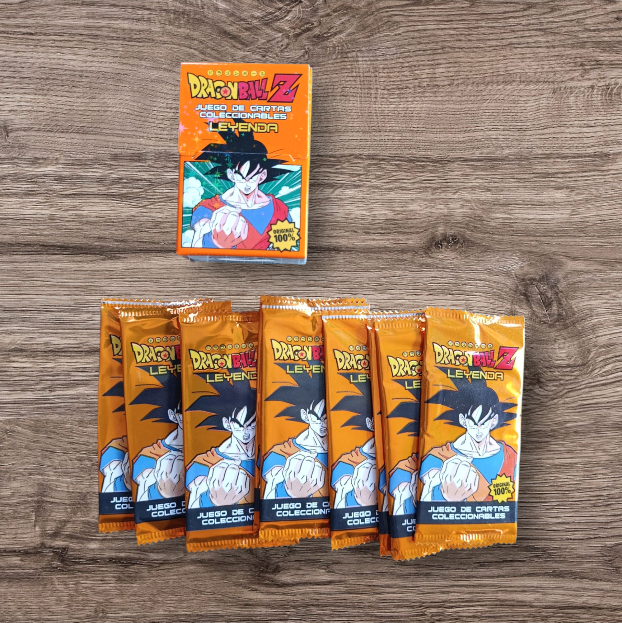 Mazo inicial Dragon Ball Leyendas serie 1 + 10 sobres de extensiones