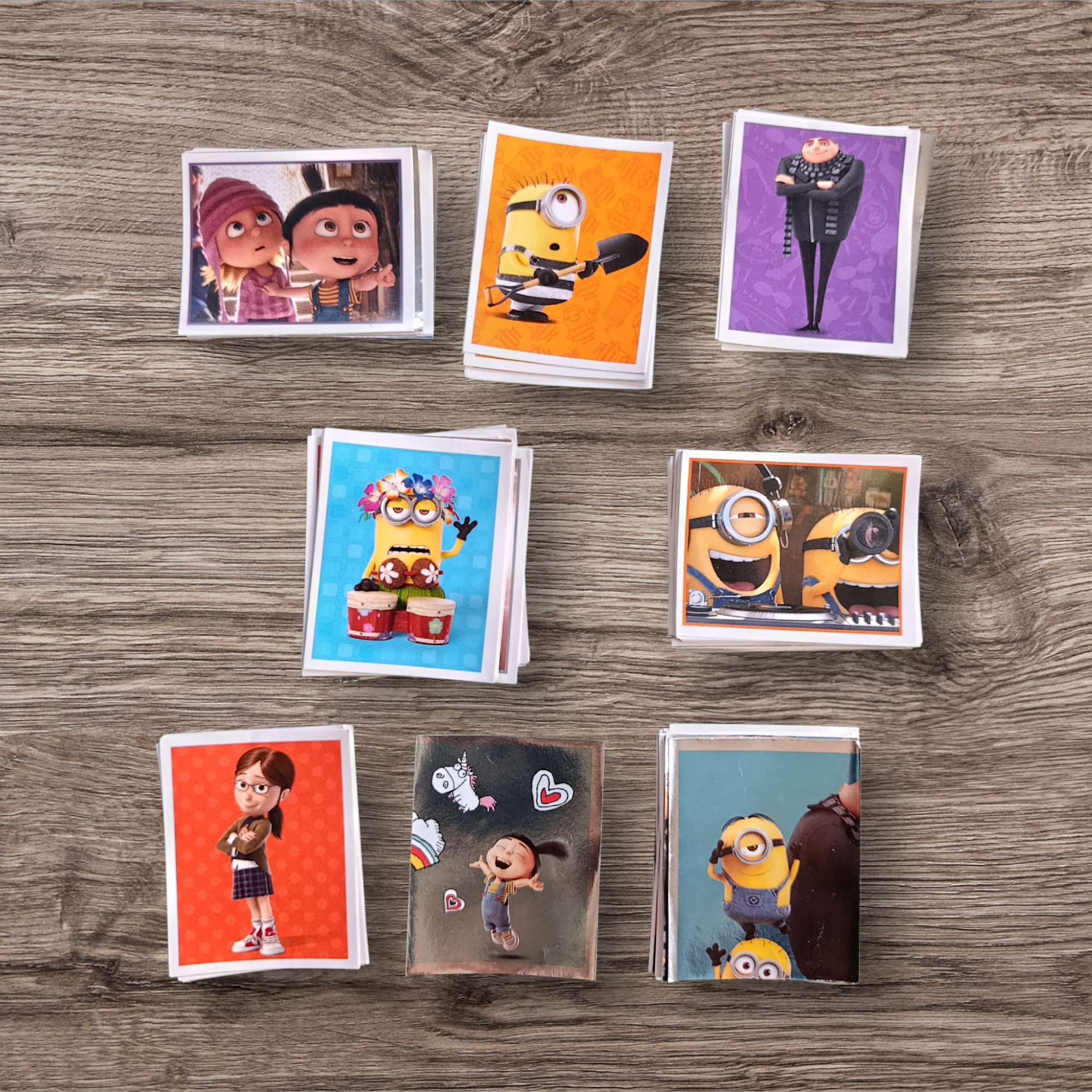 Lote 108 figuritas sin repetir Mi Villano Favorito 3