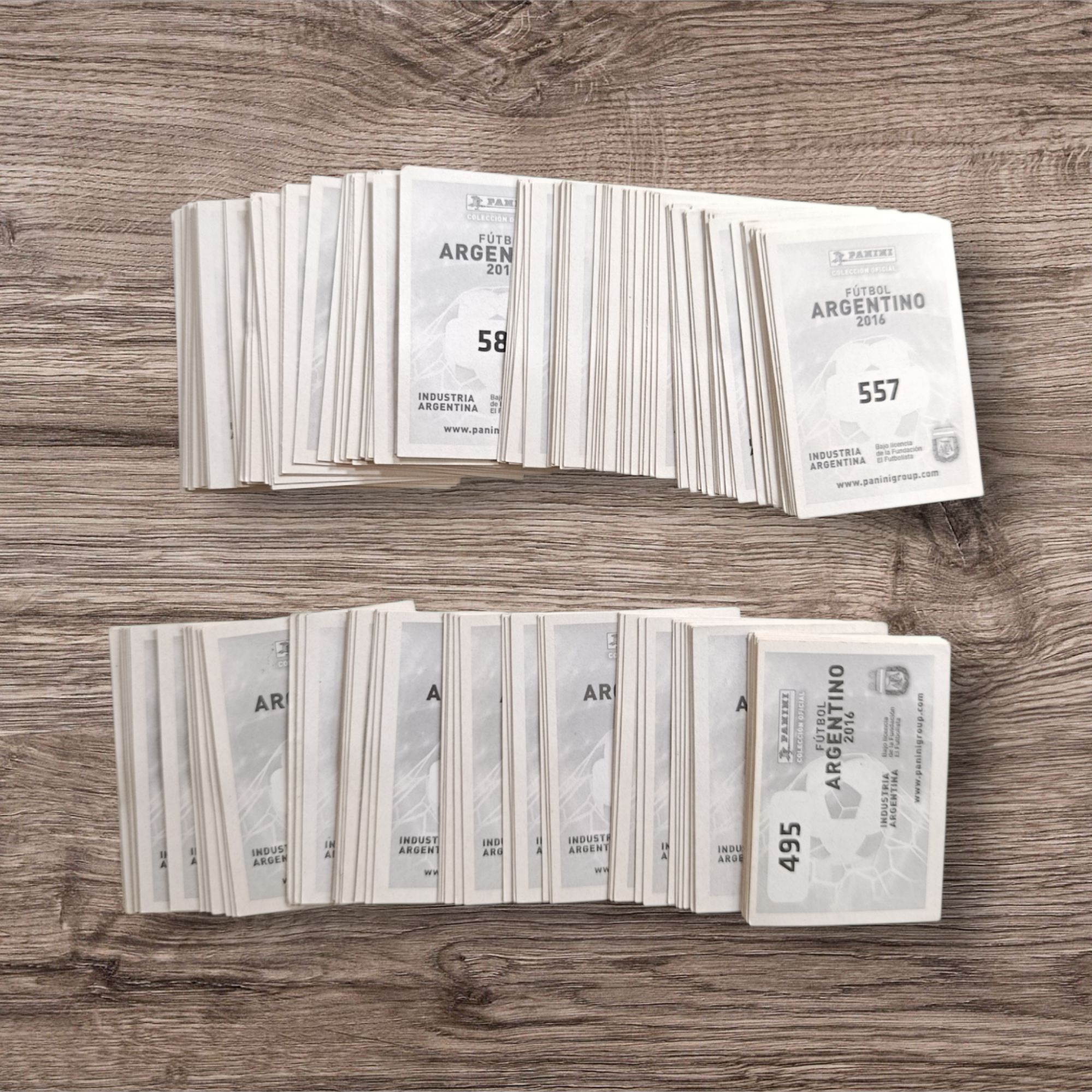 Lote 193 figuritas Fútbol Argentino 2016