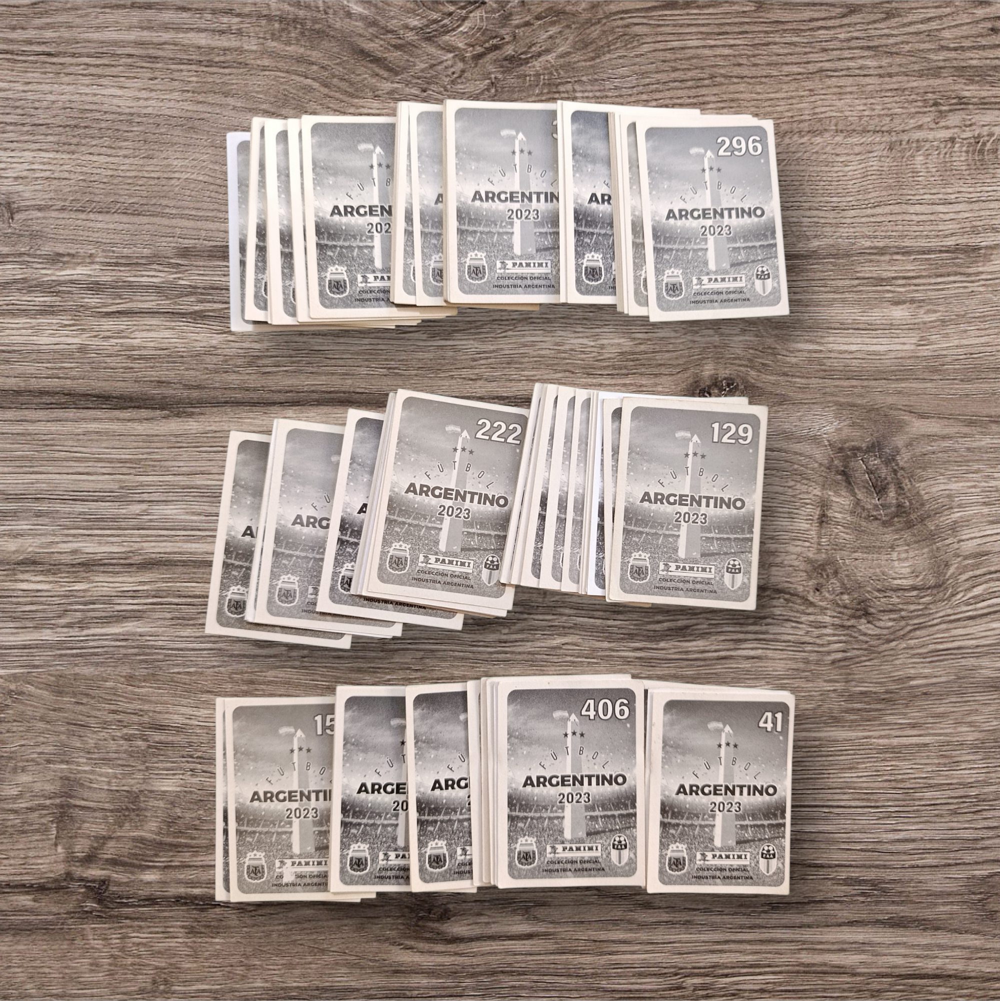 Lote 131 figuritas sin repetir Fútbol Argentino 2023