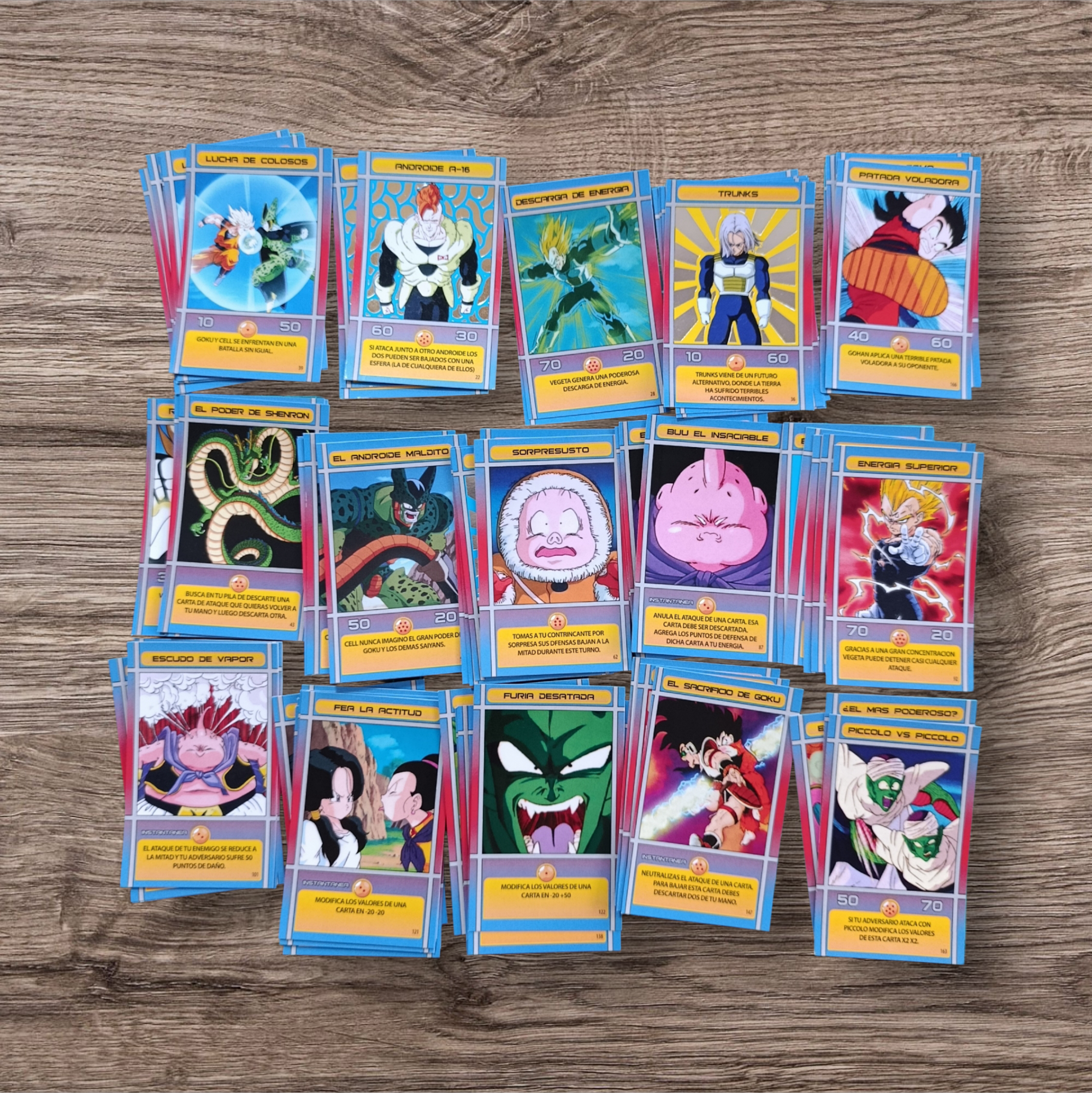 Lote 70 cartas Dragon Ball Leyendas