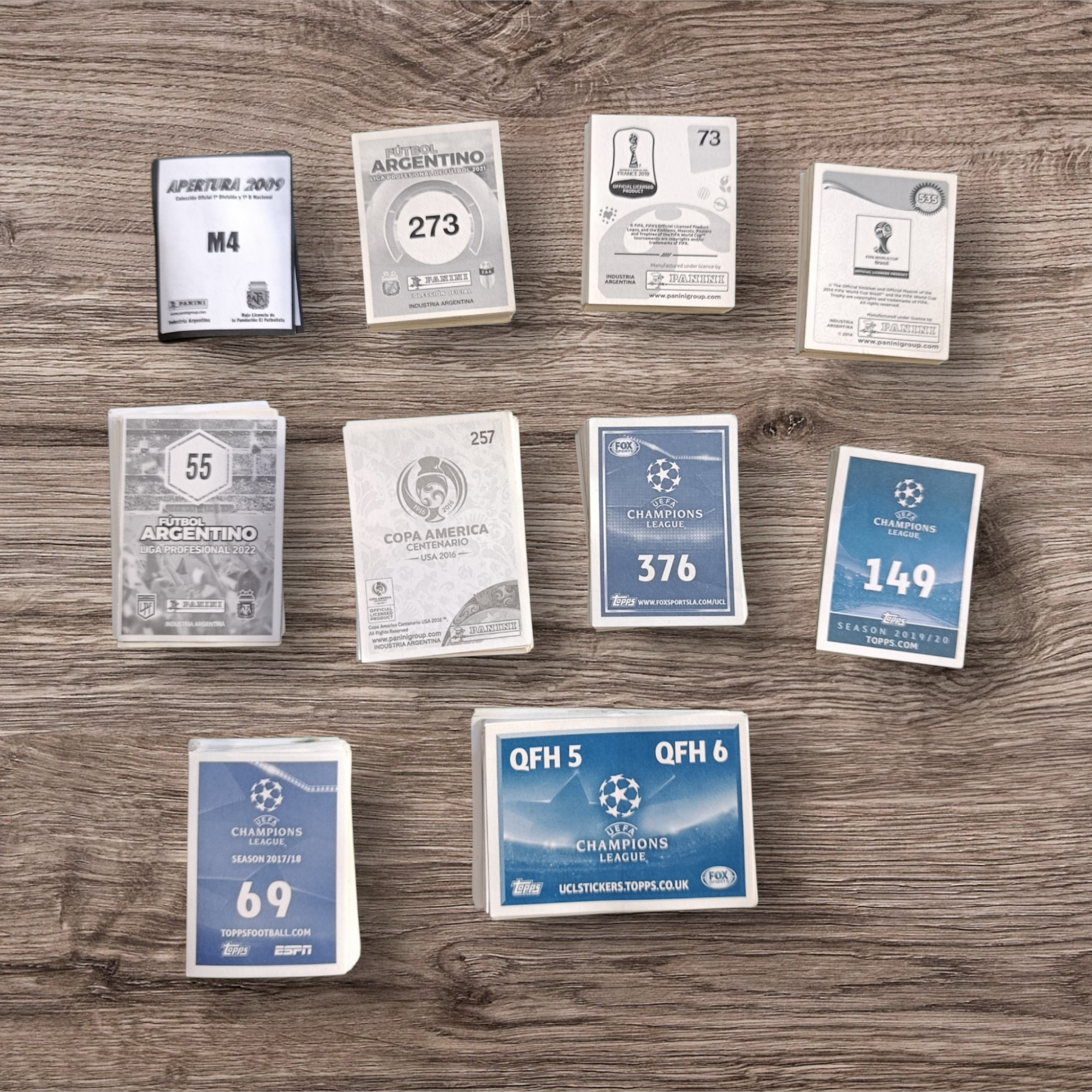 Lote mixto varias colecciones Fútbol