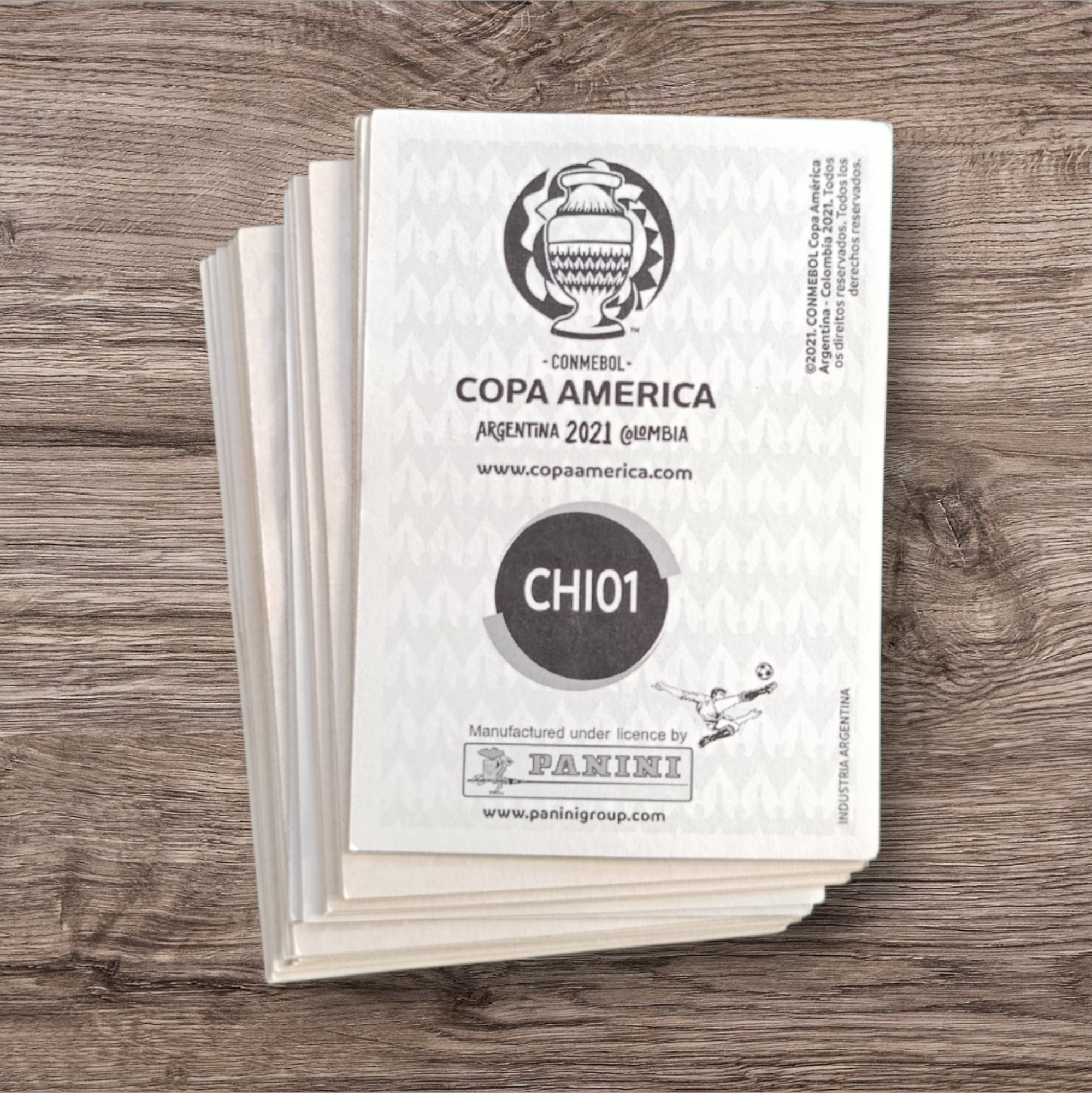 Lote 17 figuritas sin repetir Copa América 2021