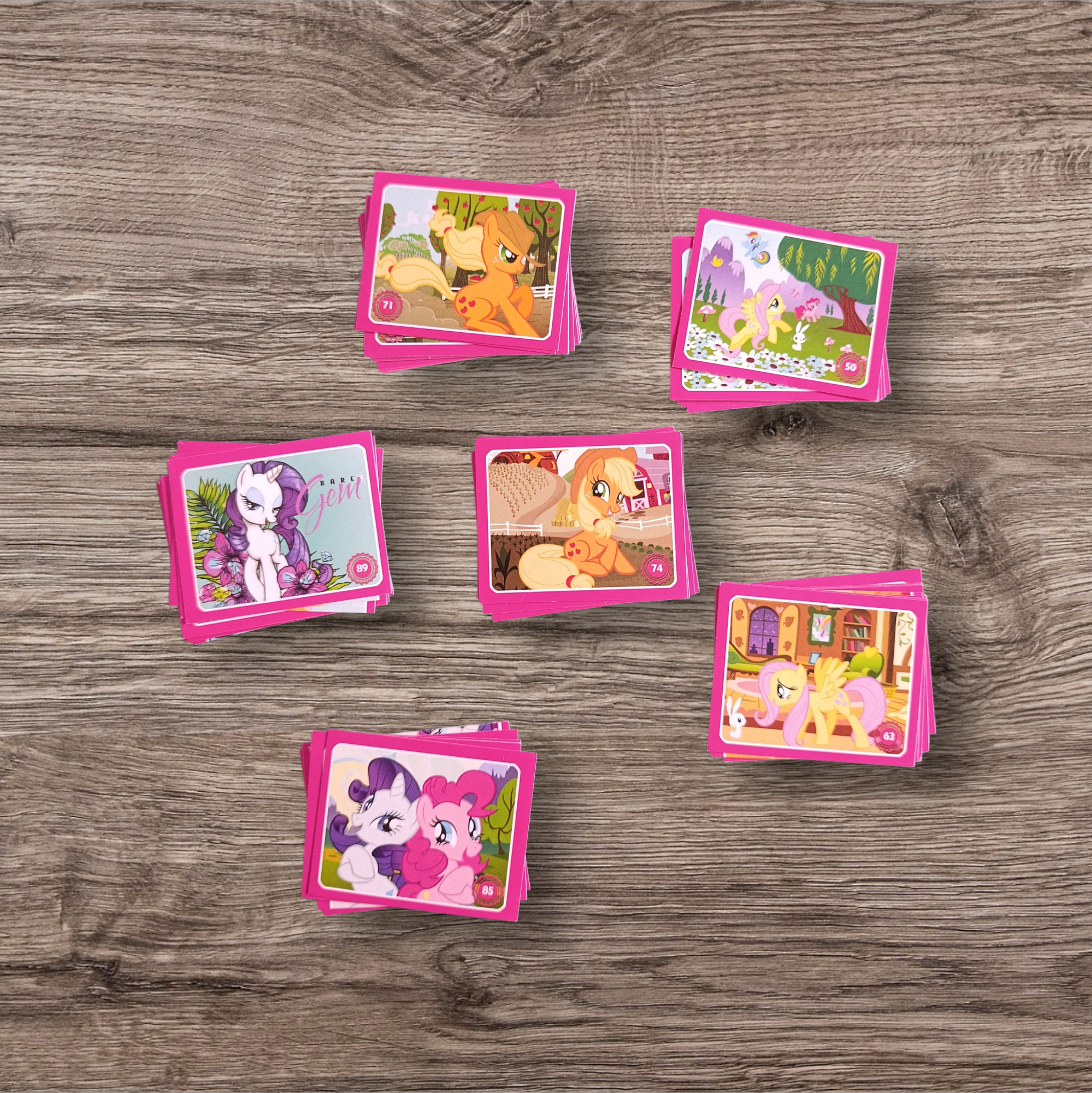 Lote 64 figuritas My Little Pony