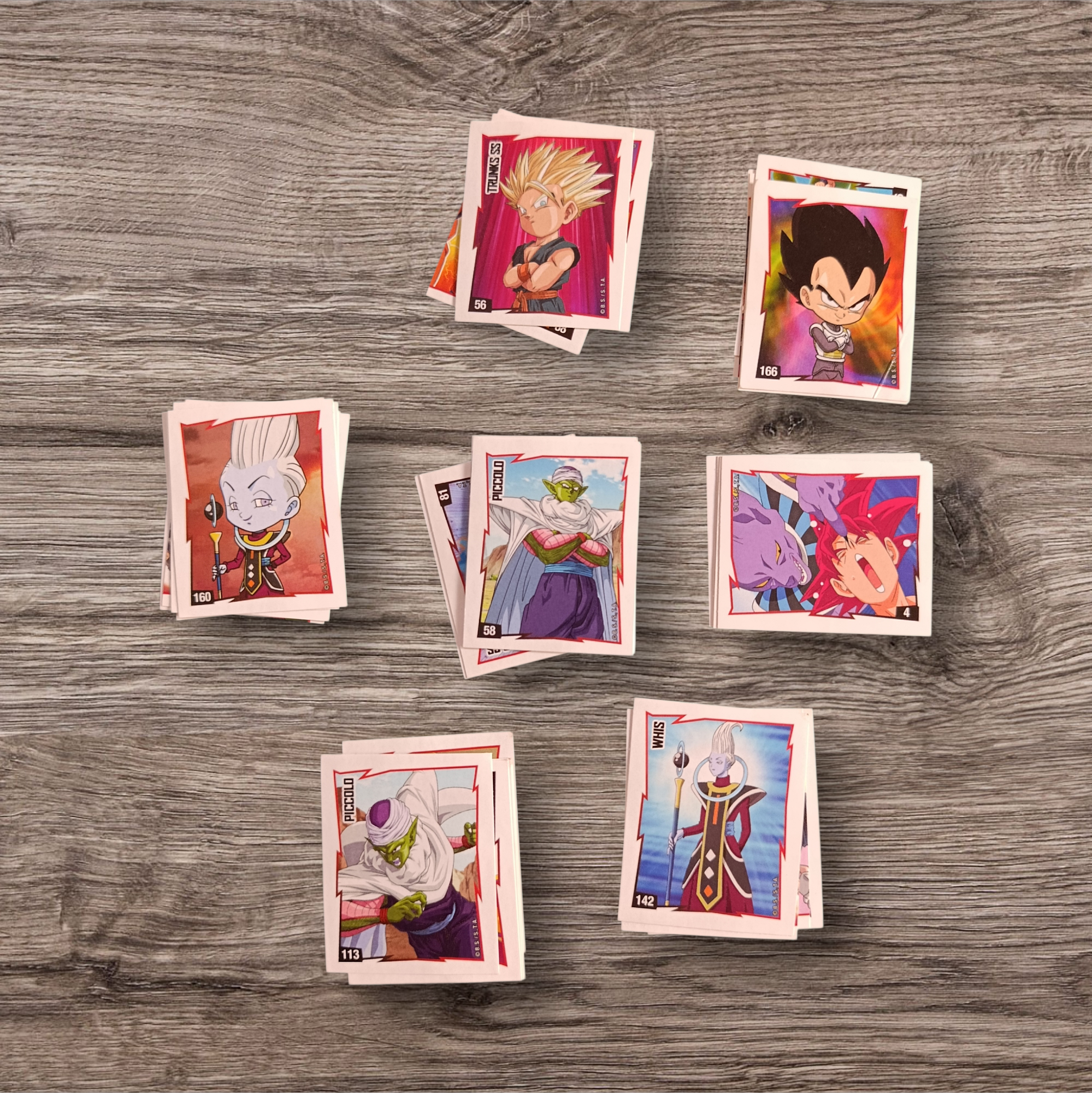 Lote 36 figuritas sin repetir Dragon Ball Z