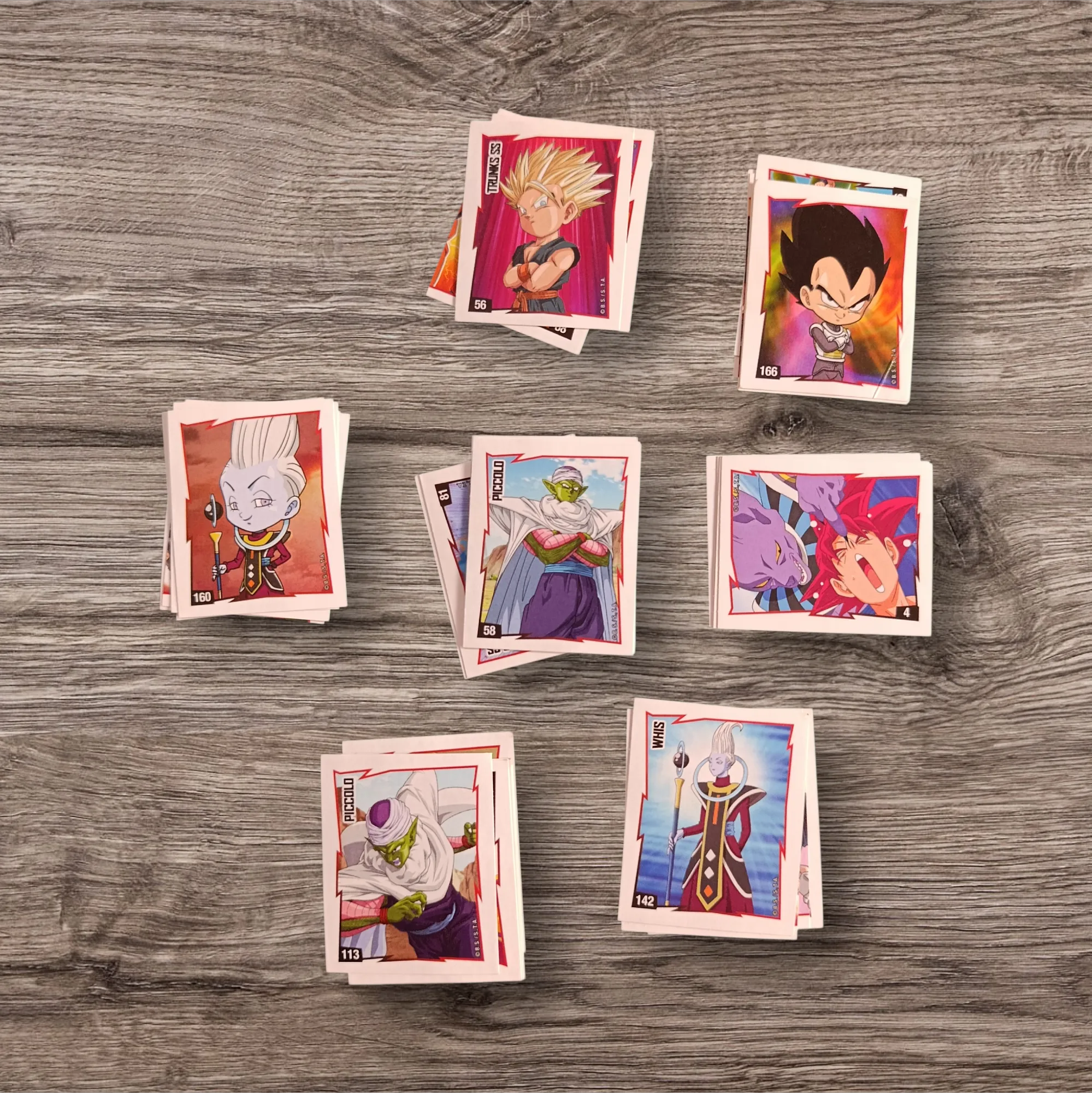 Lote 36 figuritas sin repetir Dragon Ball Z