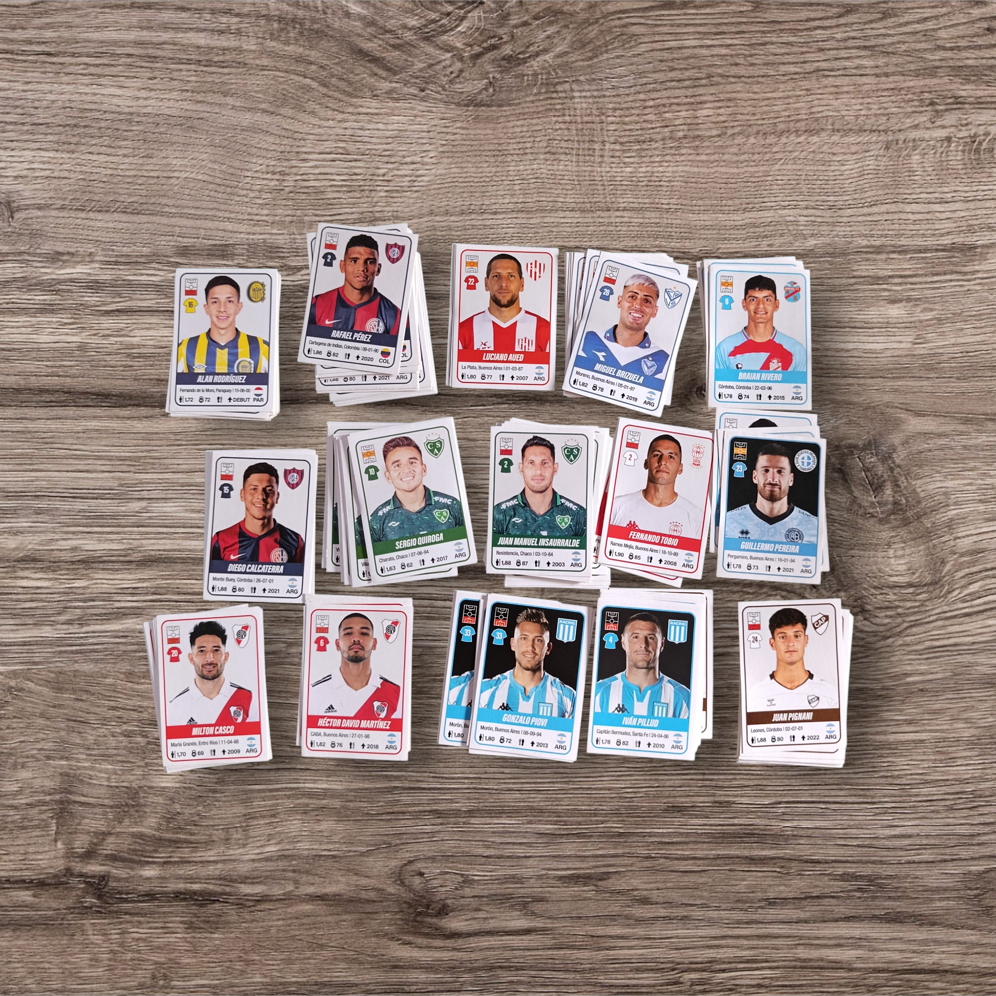 Lote 167 figuritas Fútbol Argentino 2023