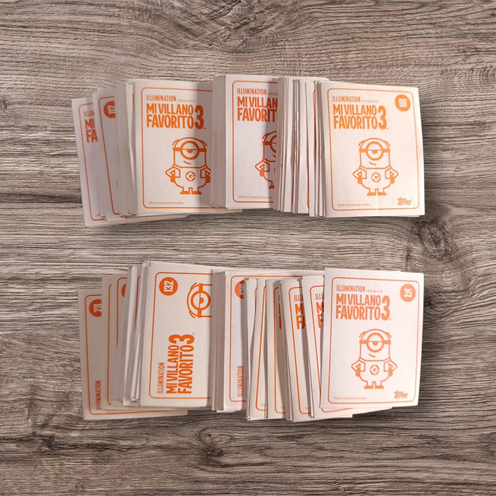 Lote 248 figuritas Mi Villano Favorito 3