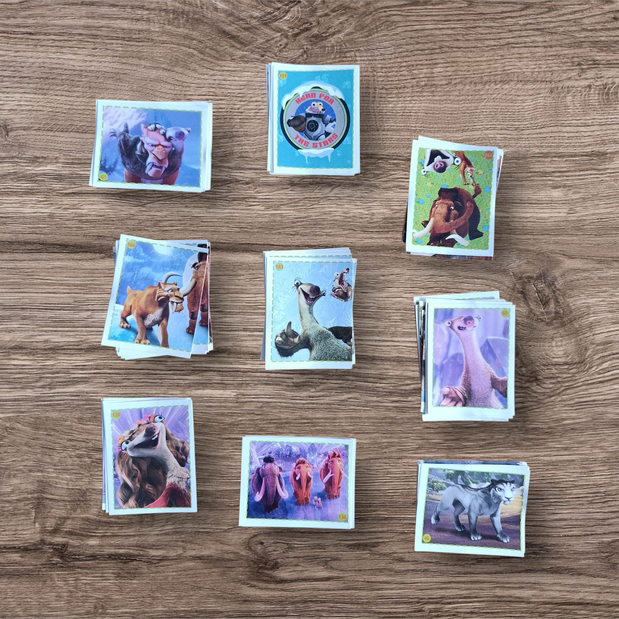 Lote 70 figuritas La Era del Hielo 4