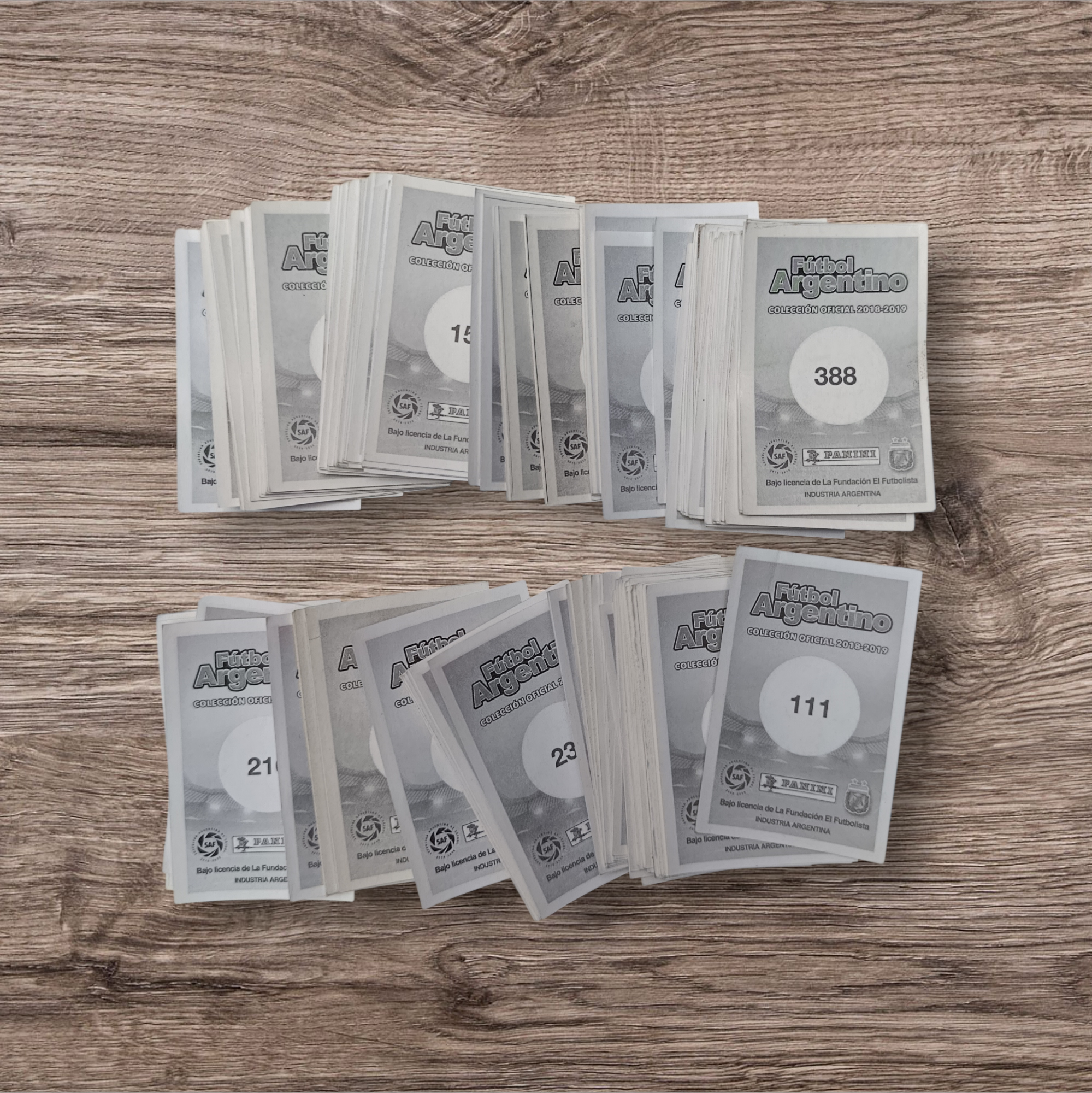 Lote 179 figuritas sin repetir Fútbol Argentino 2018-2019