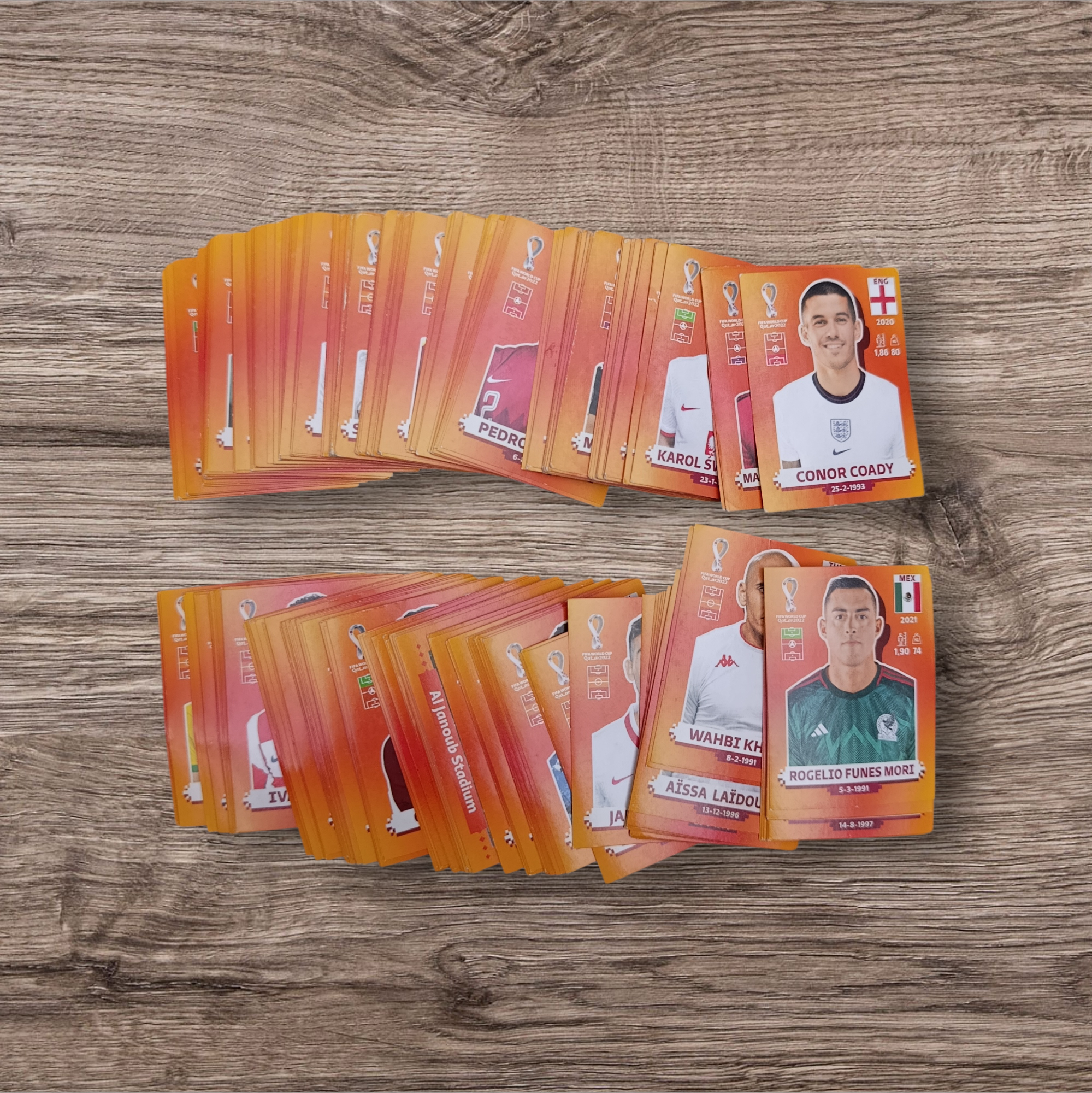 Lote 264 figuritas Mundial Qatar 2022