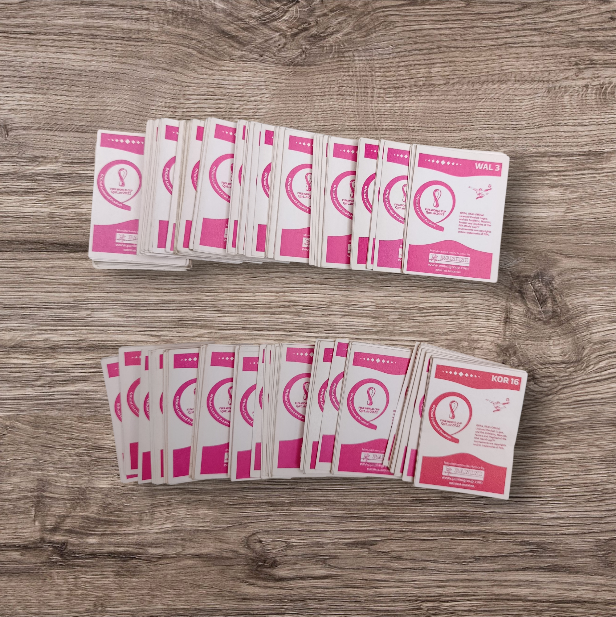 Lote 264 figuritas Mundial Qatar 2022