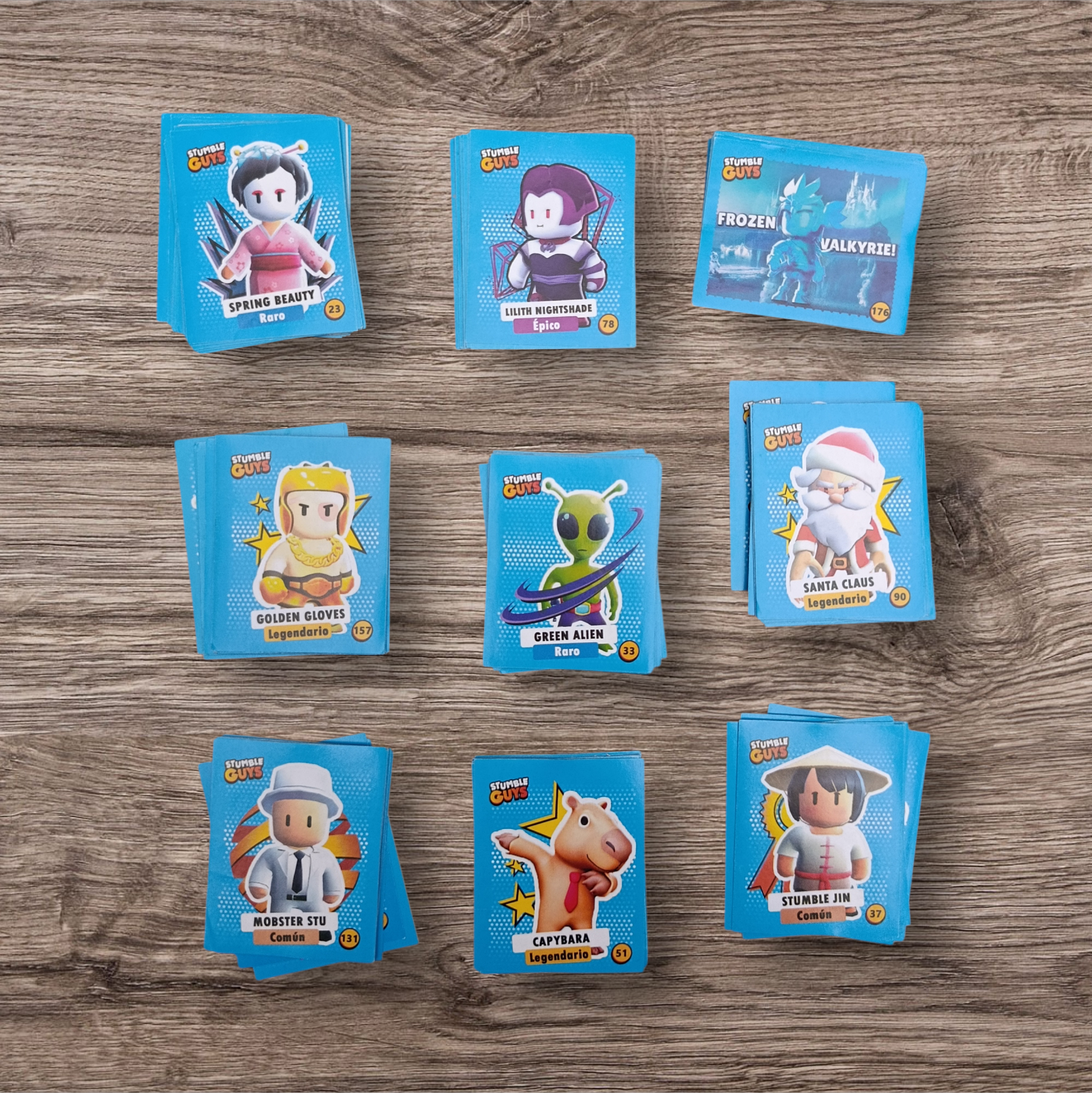 Lote 167 figuritas Stumble Guys