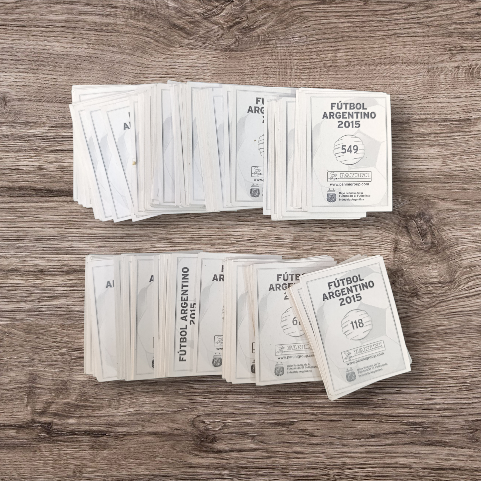 Lote 159 figuritas sin repetir Fútbol Argentino 2015